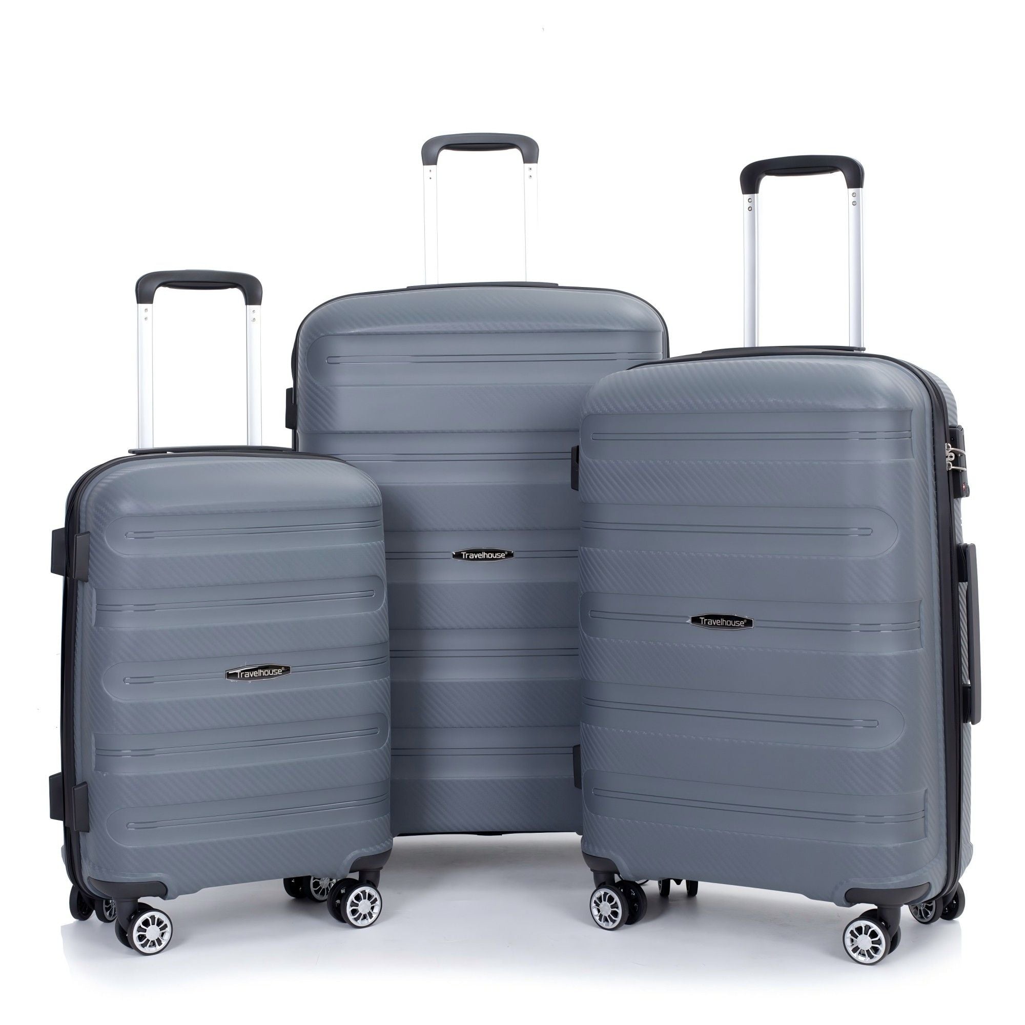 3 Piece Set Hardshell Suitcase Spinner Wheels