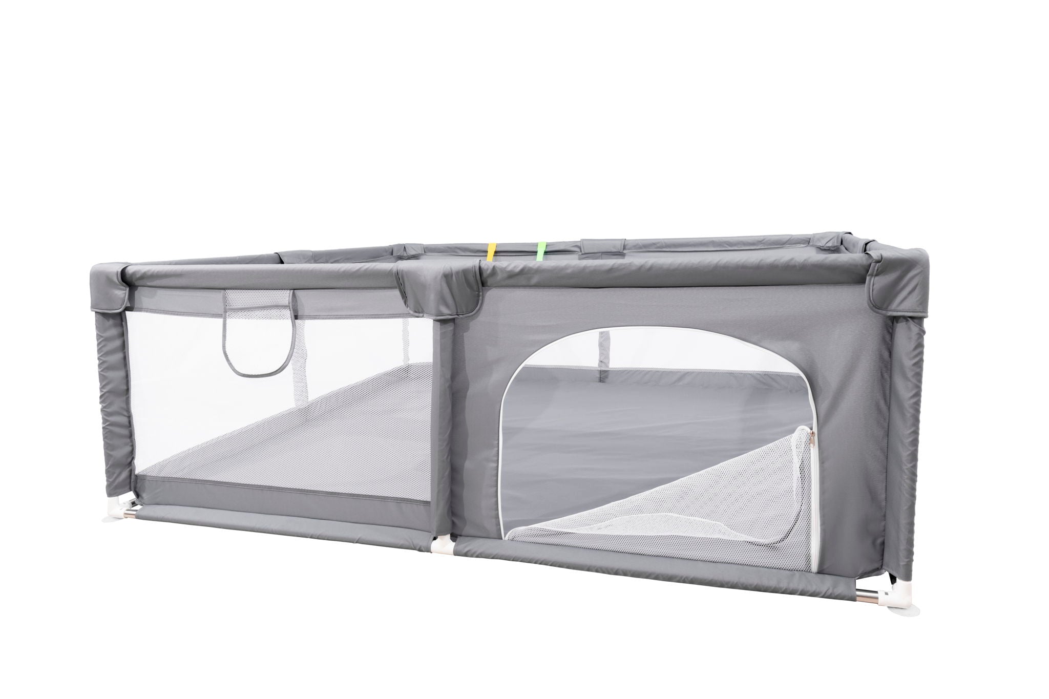 Fabric Baby Playpen, Baby Fence Play Area With Anti Slip Base - Gray - Best Buy Furniture