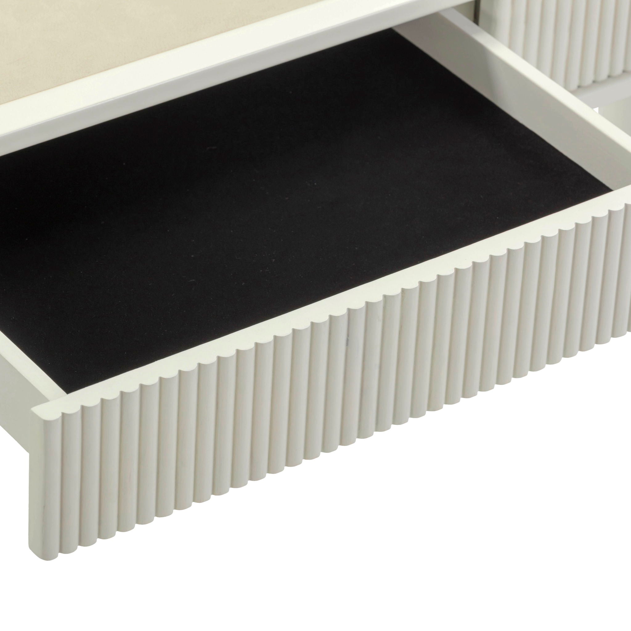 Sarah - Executive Work Desk - Cream