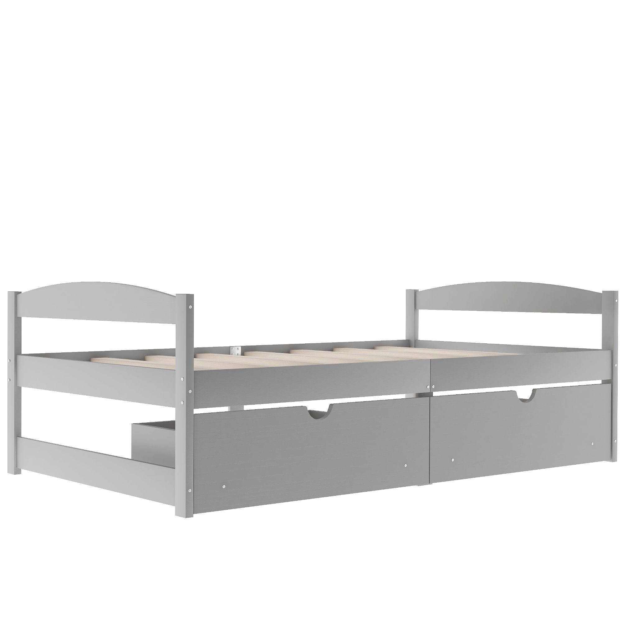 Platform Bed With 2 Drawers