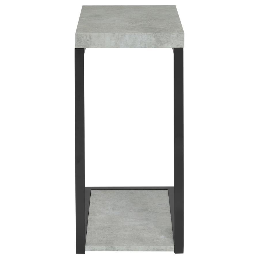 Beck - Engineered Wood C-Shape Sofa Side Table