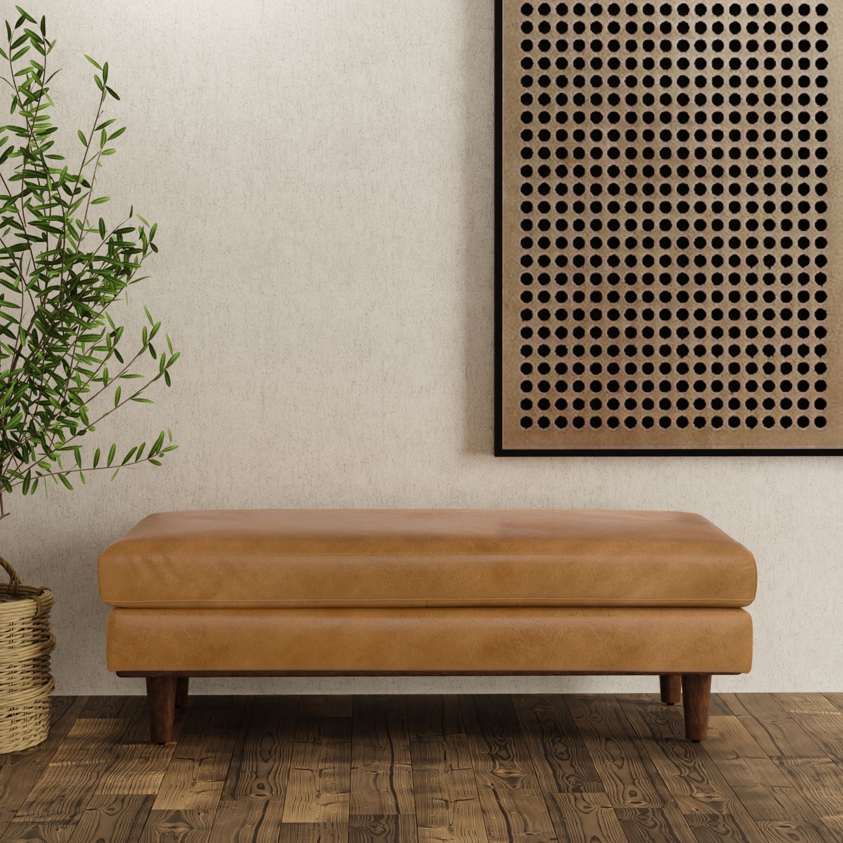 Morrison - Handcrafted Ottoman - Best Buy Furniture