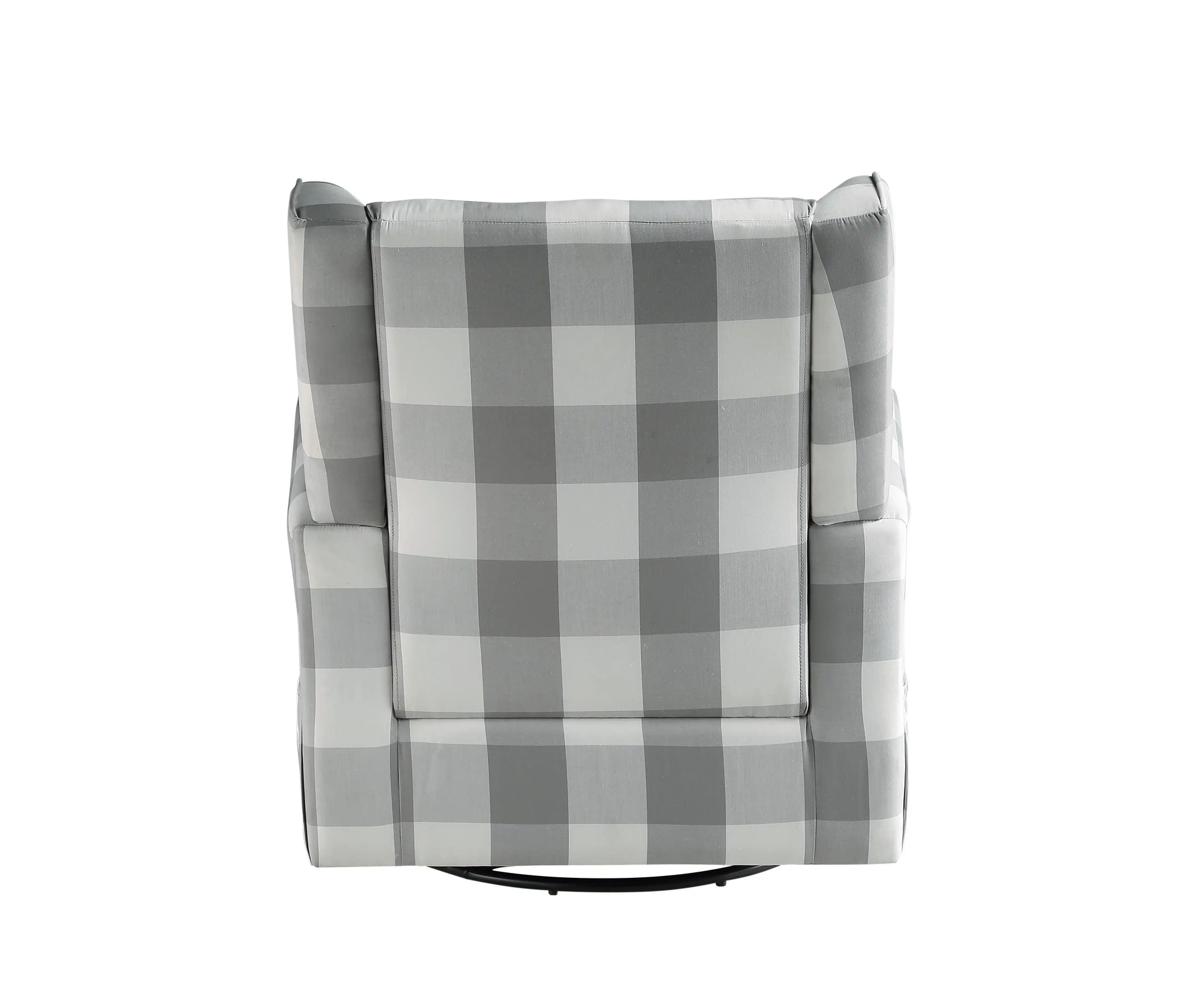 Patli - Glider Chair With Swivel - Gray / White - Best Buy Furniture