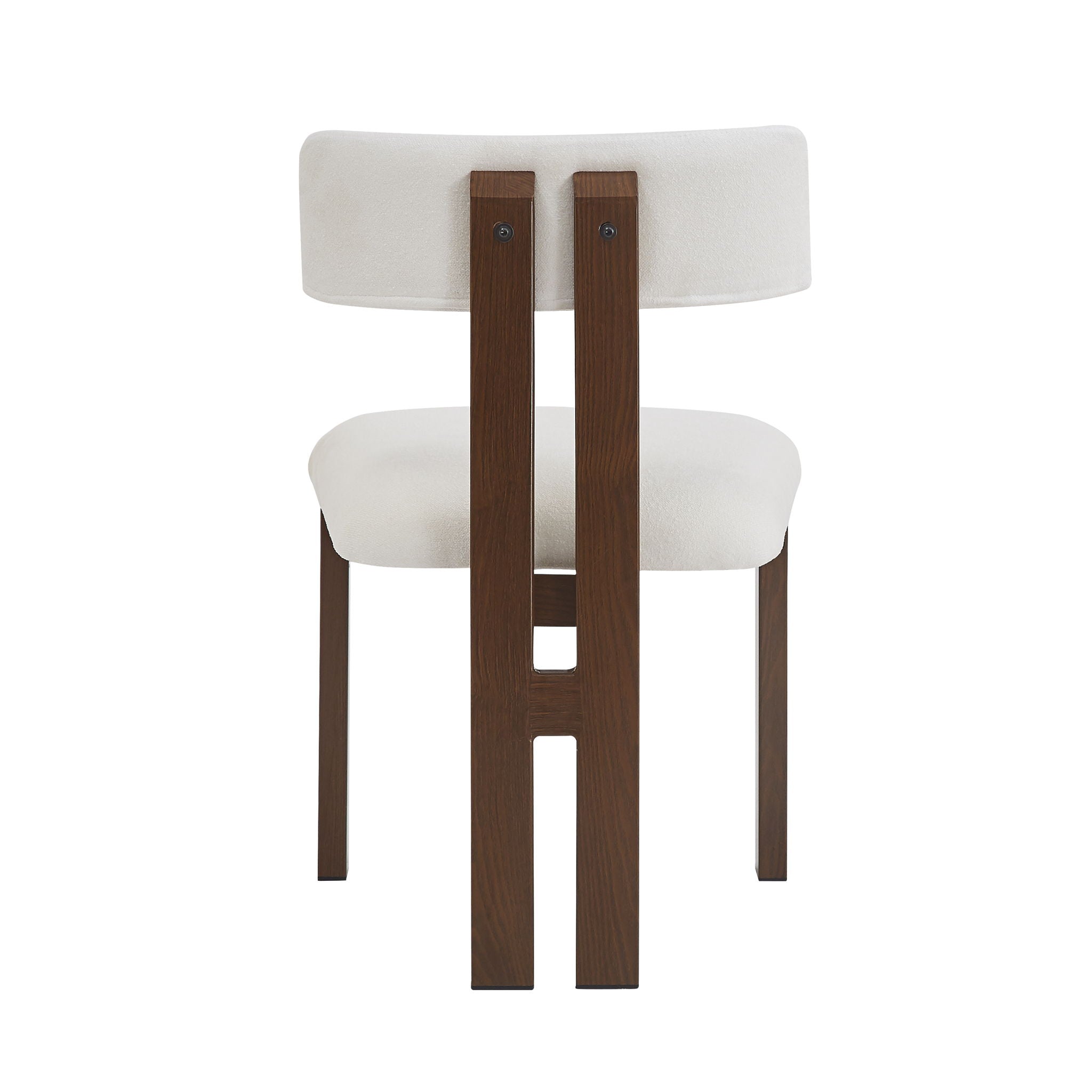 Modern 7 Piece Dining Set With Upholstered Armless Chairs And Dining Table