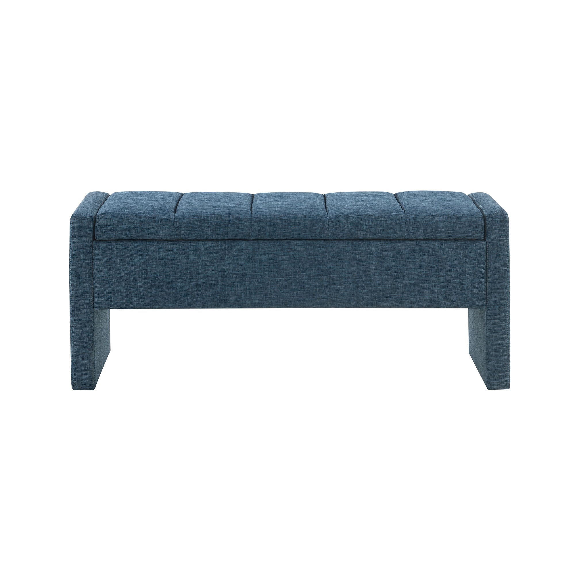 Modern Upholstered Large Bed End Bench With Storage