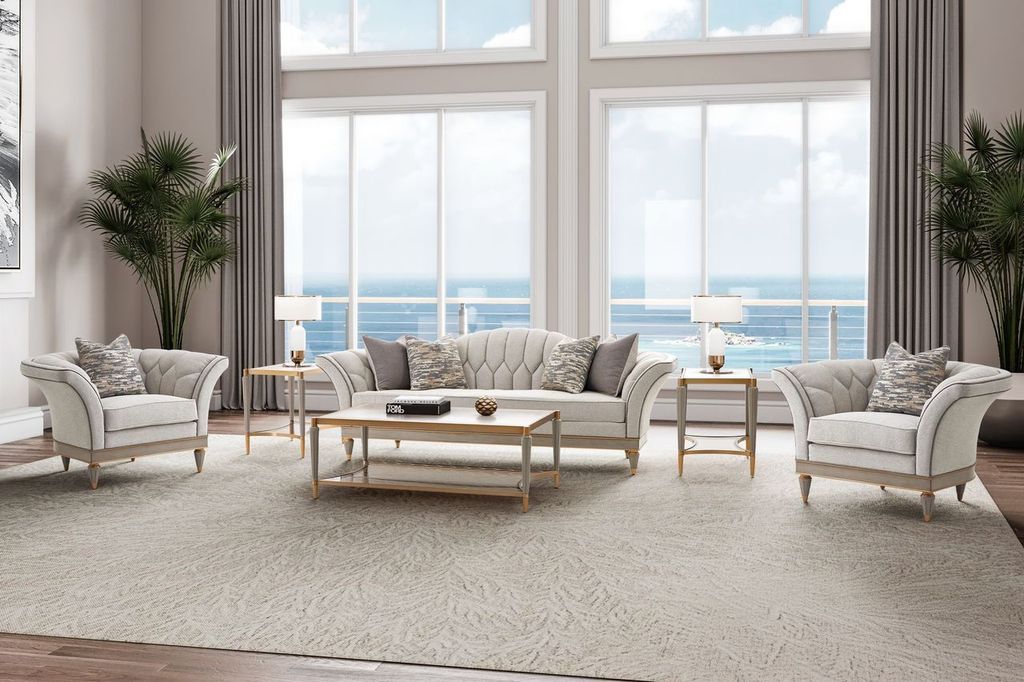 St. Charles - End Table - Dove Gray