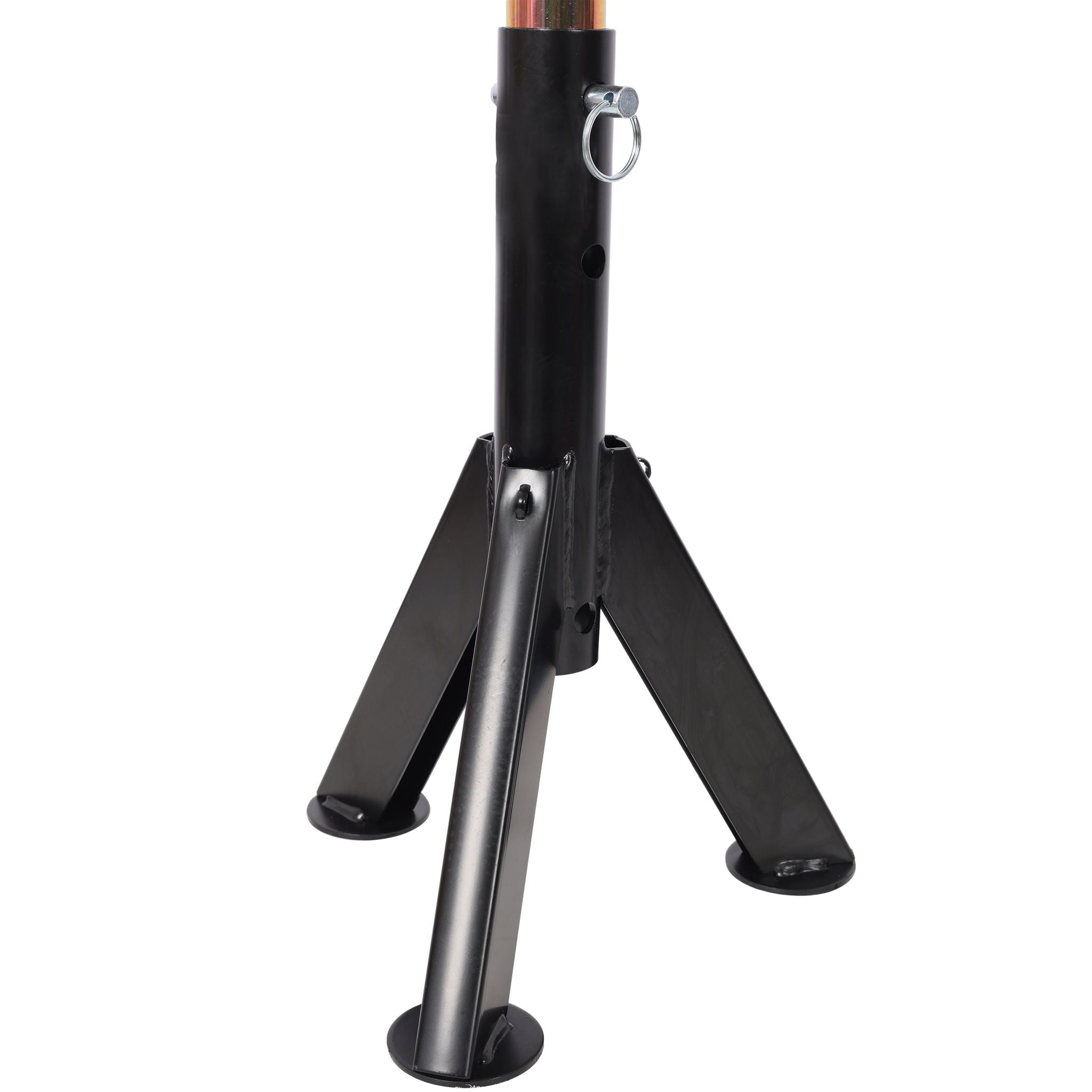 RV Adjustable Telescoping Stabilizer Jack Stand Supports Stabilizer, 16" To 30" (Set of 2) - Black