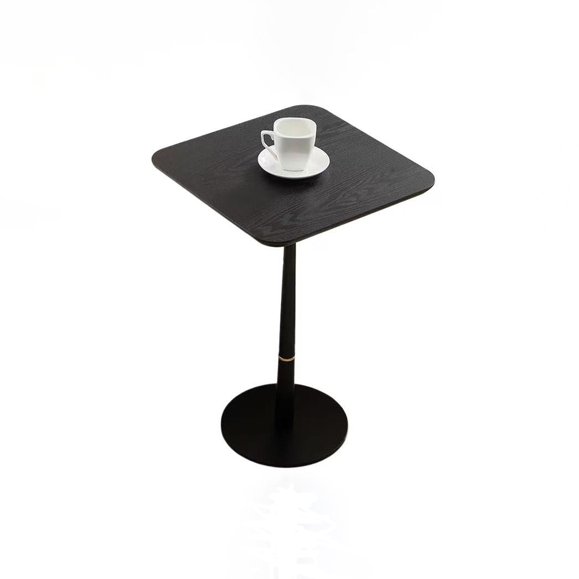 Modern Square Coffee Table And Computer Desk - Black / Gold