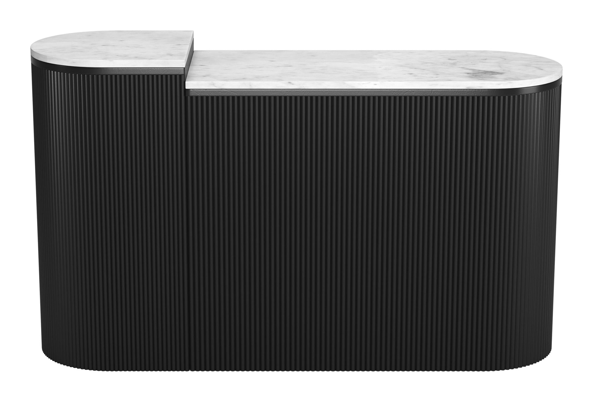 Ormara - Console Table Set - White / Black