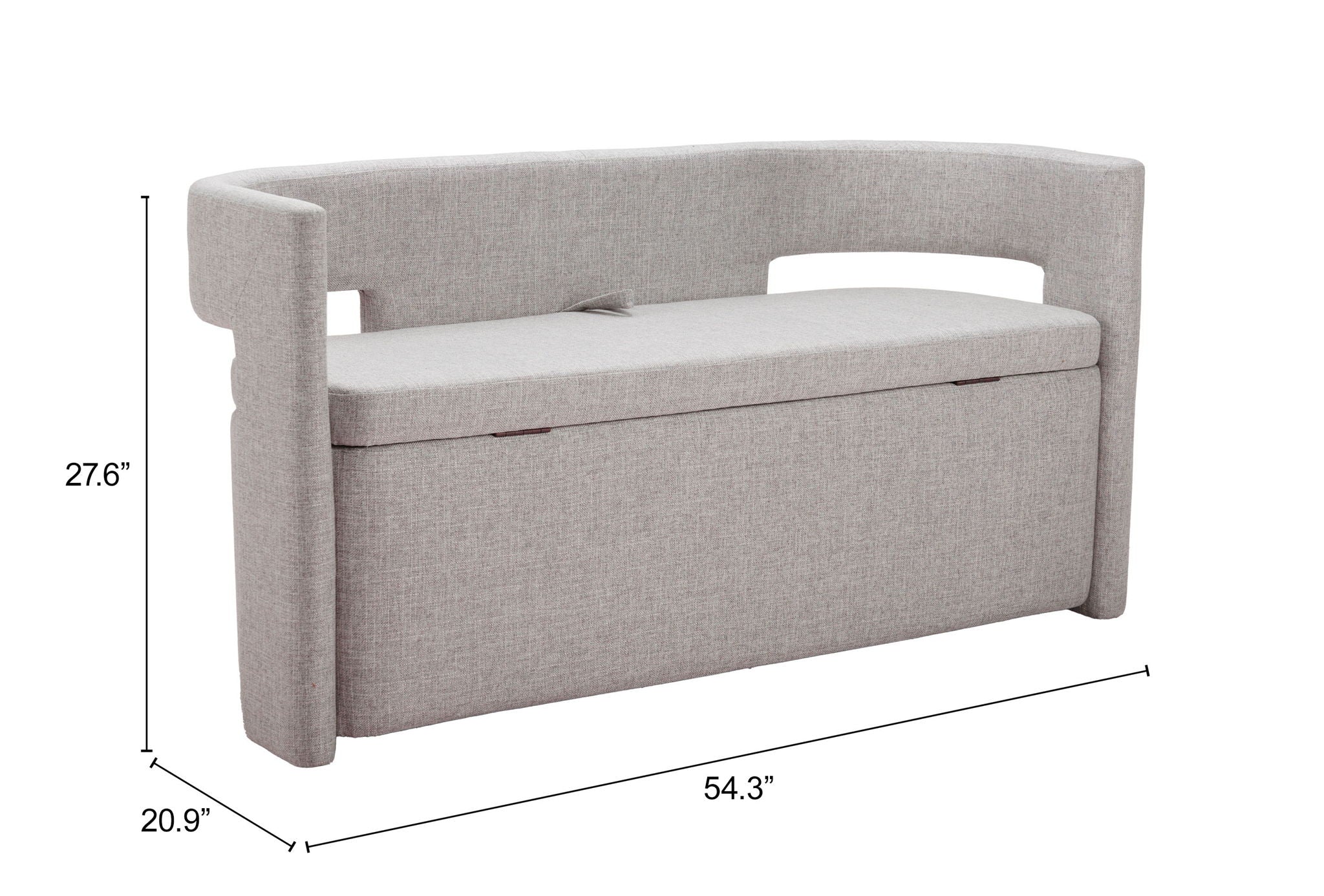 Papua - Storage Bench - Gray