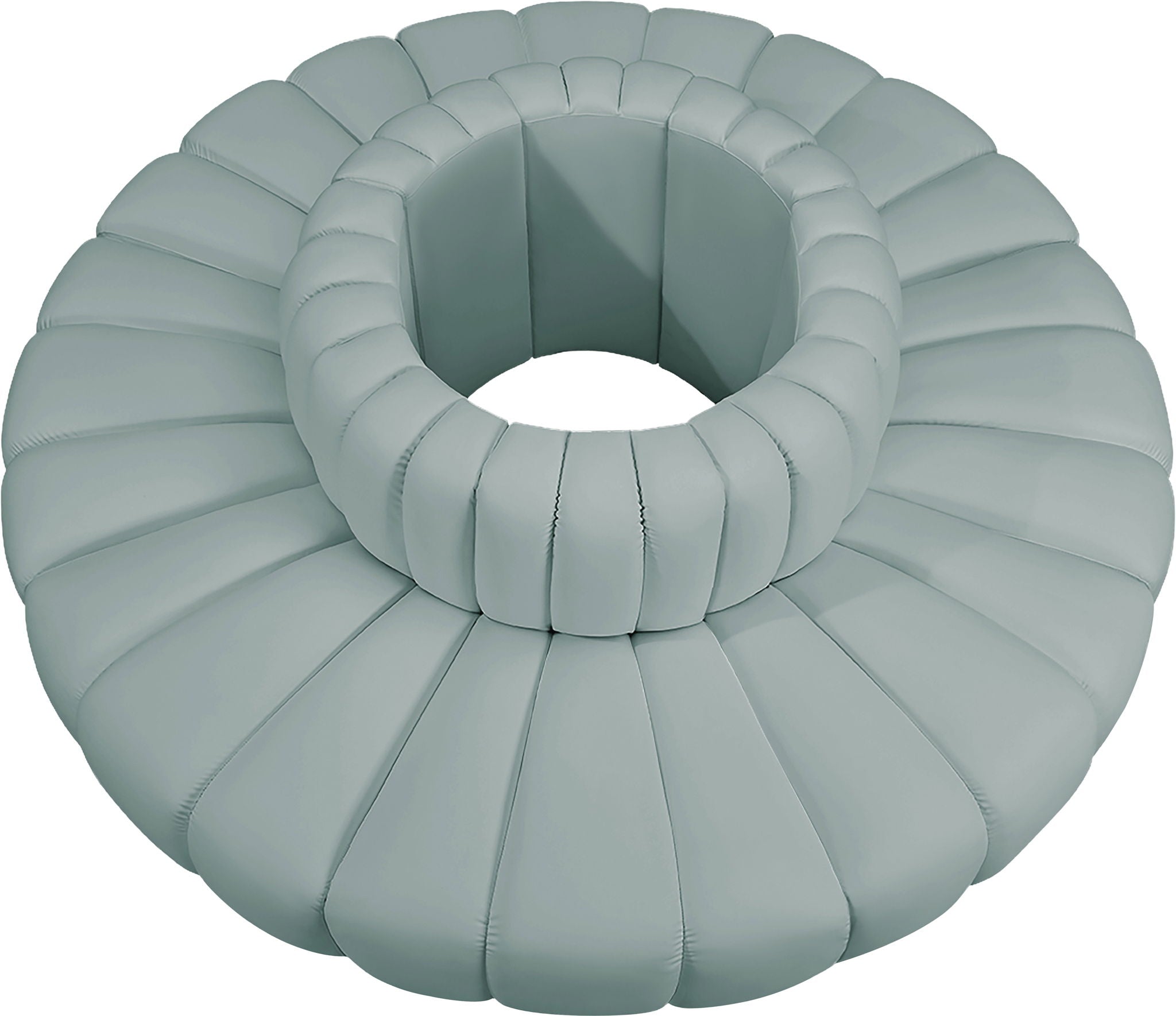 Arc - Faux Leather 8 Piece Round Modular Sofa