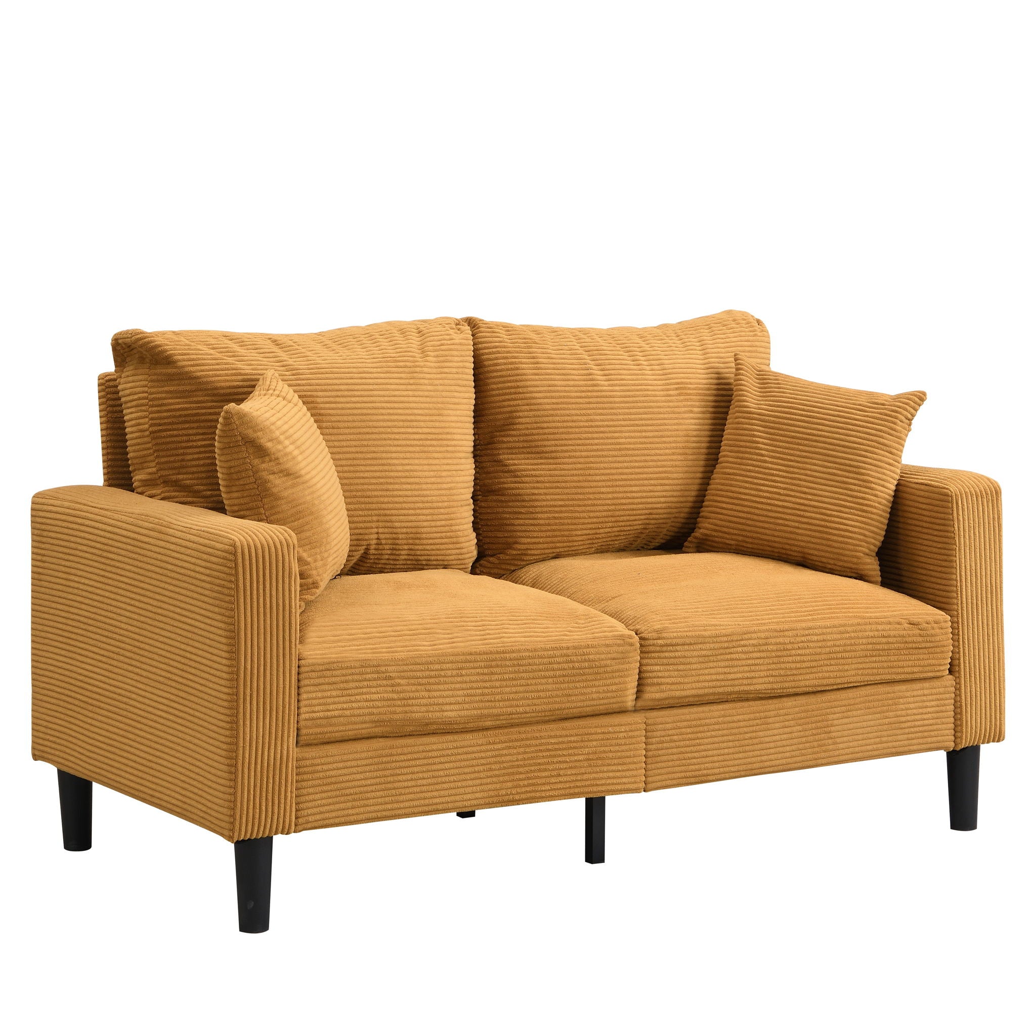 Modern Upholstered Loveseat Sofa, High Resilience