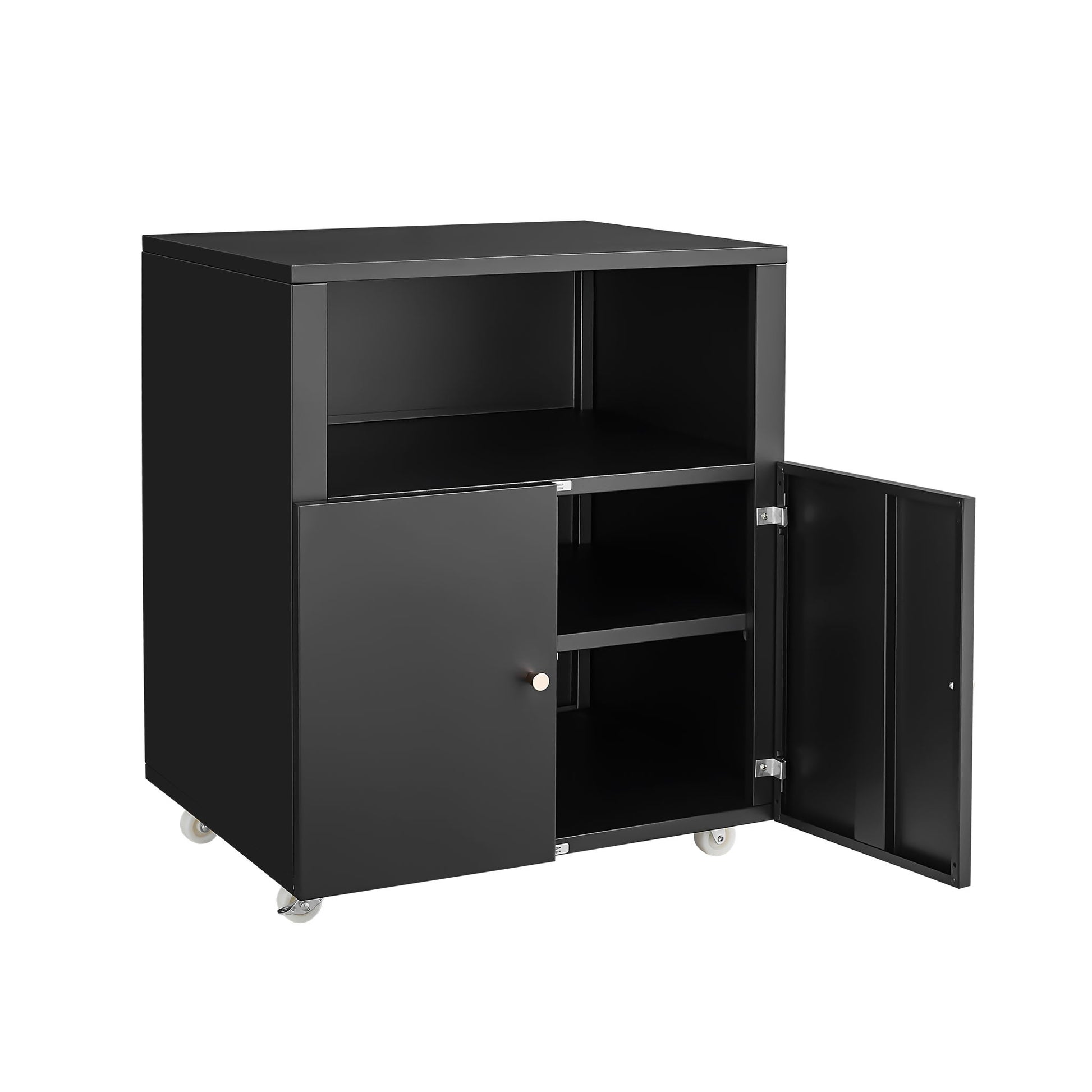 Home Office Printer Stand With Wheels And File Cabinet - Best Buy Furniture