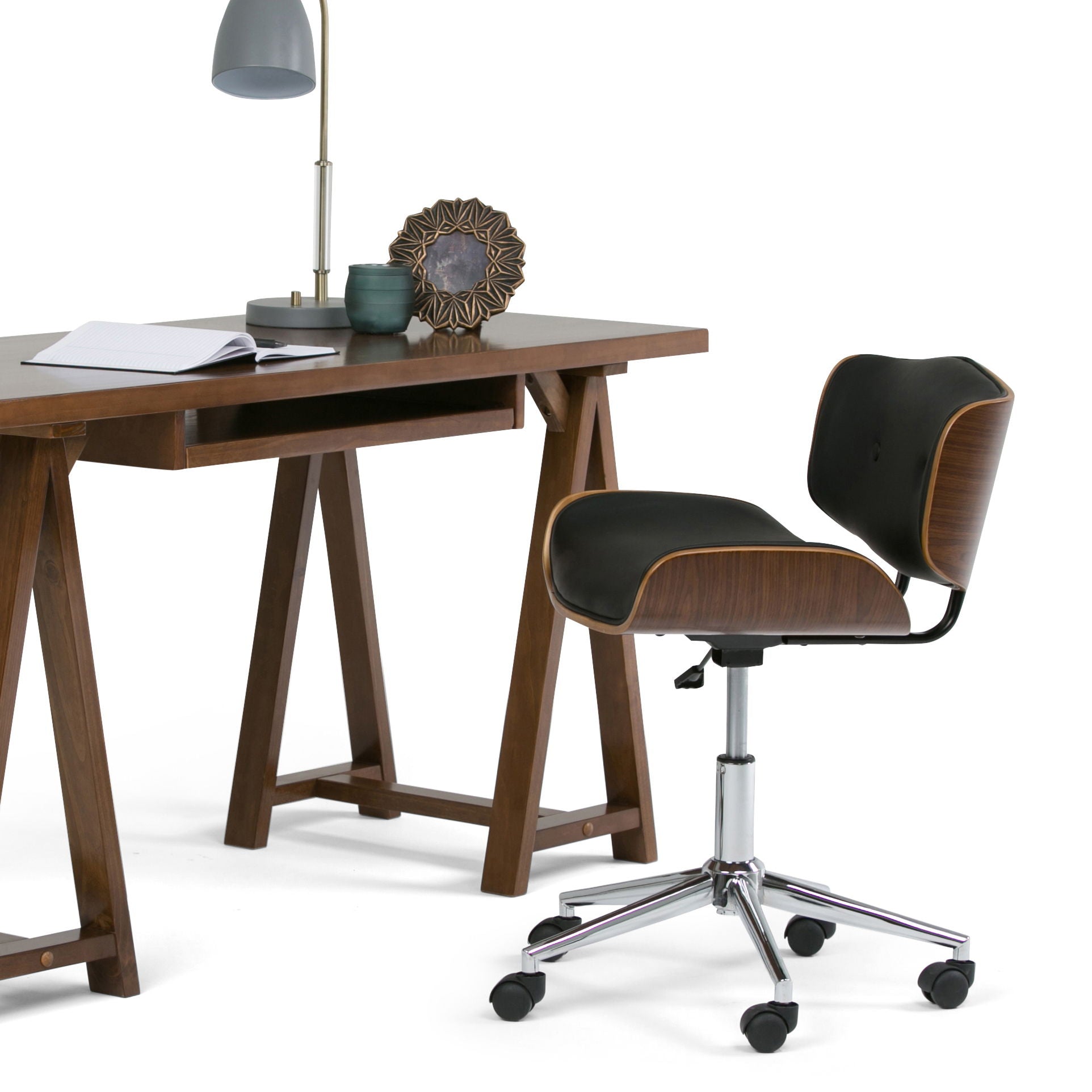 Dax - Bentwood Adjustable Office Chair - Best Buy Furniture
