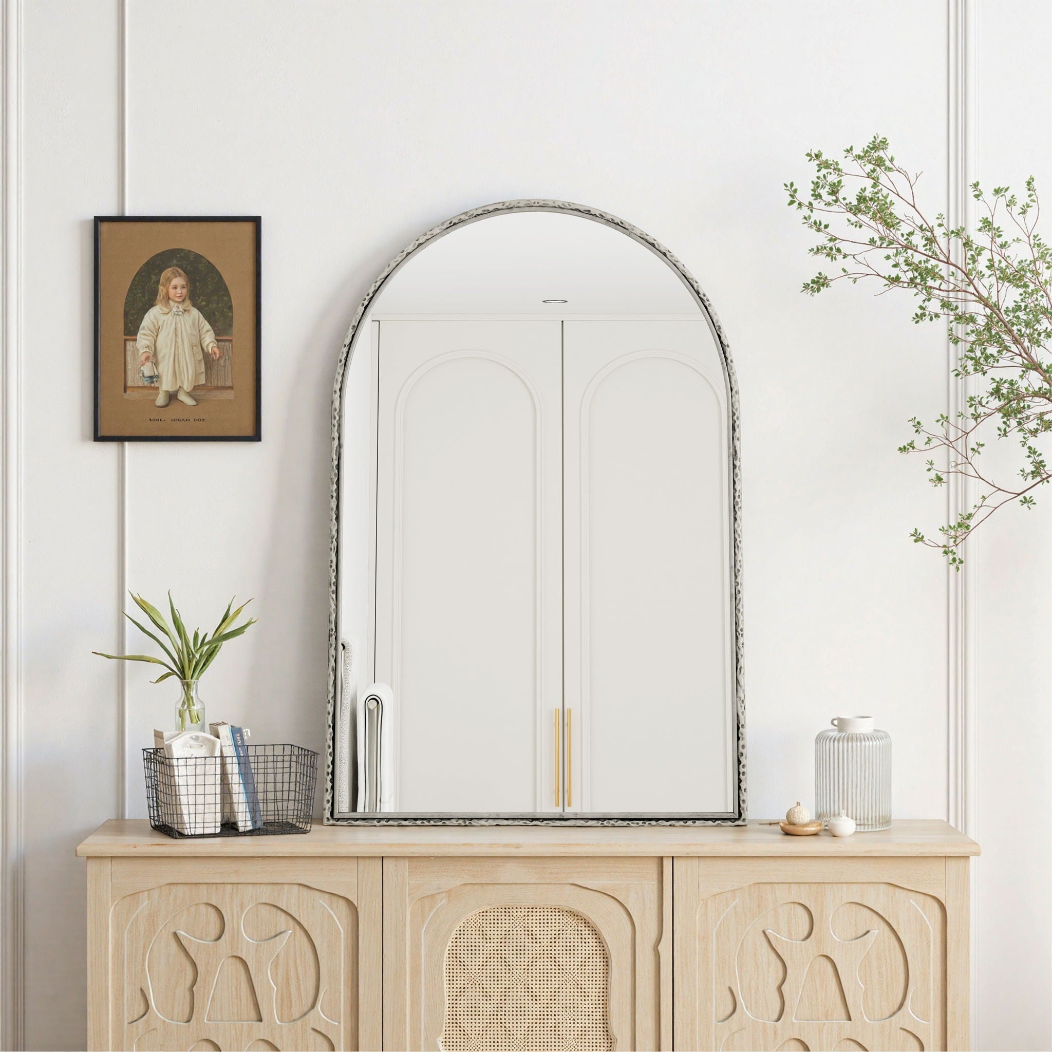 Arched Mirror With Shatterproof Glass