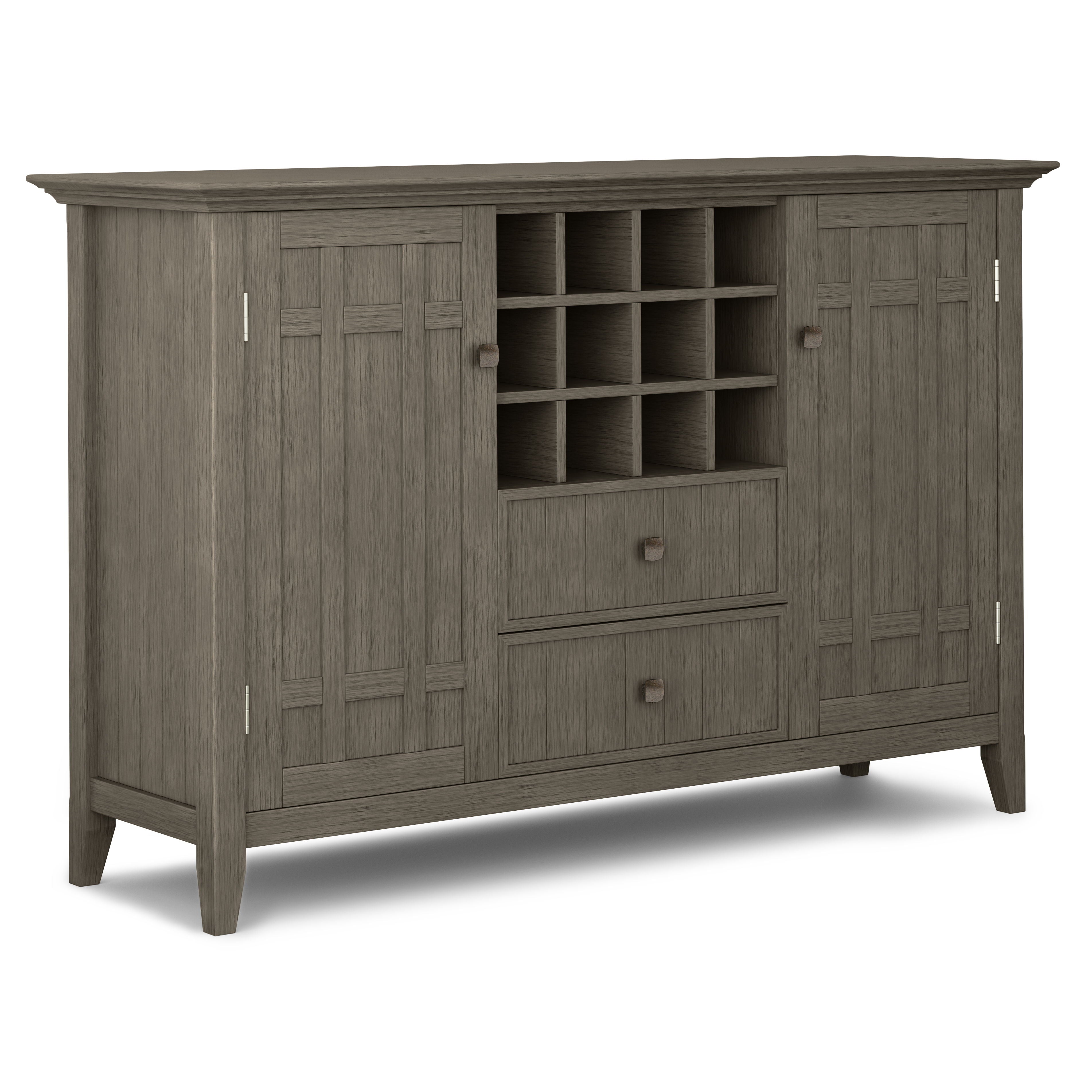 Bedford - Sideboard Buffet And Wine Rack - Best Buy Furniture