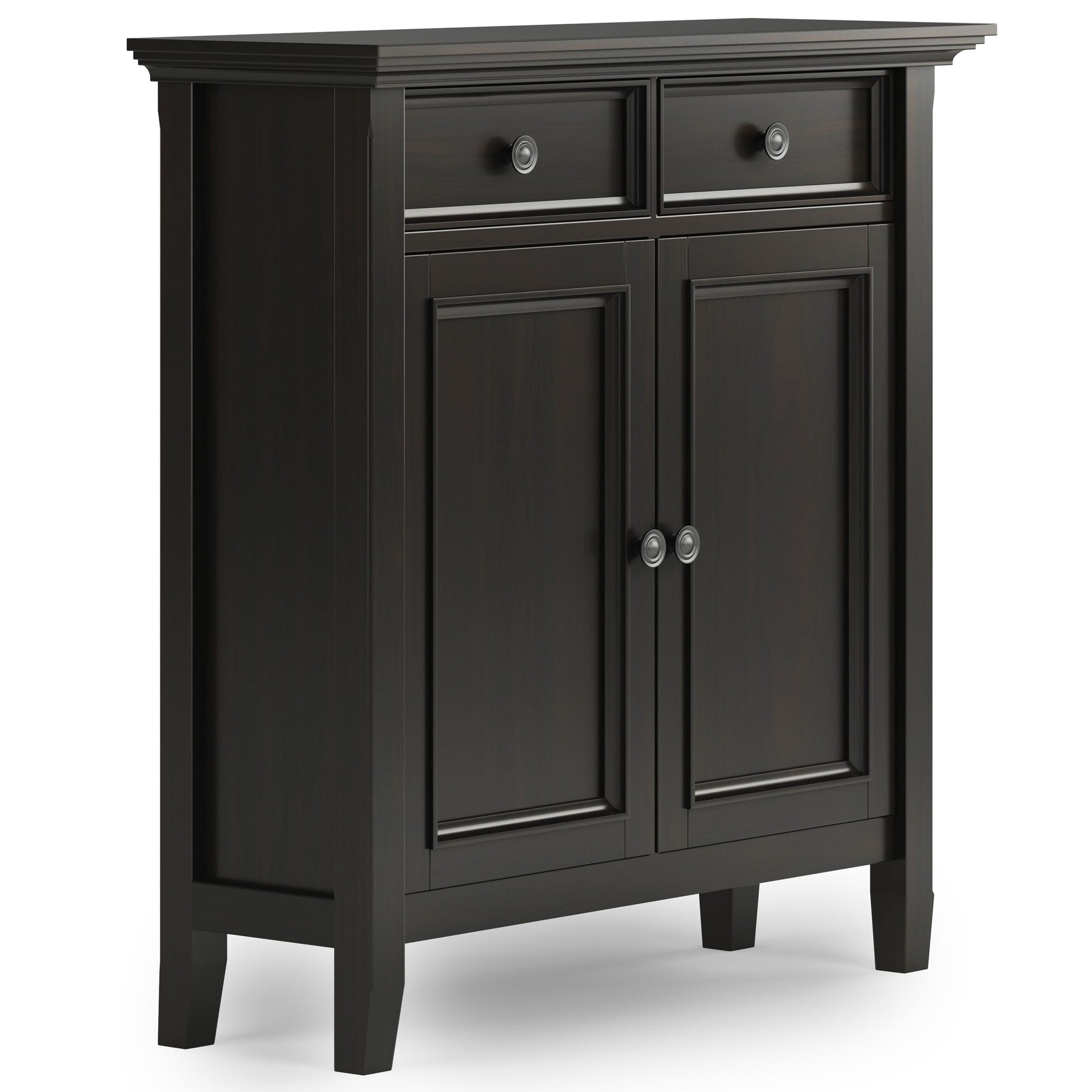 Amherst - Entryway Storage Cabinet - Hickory Brown - Best Buy Furniture