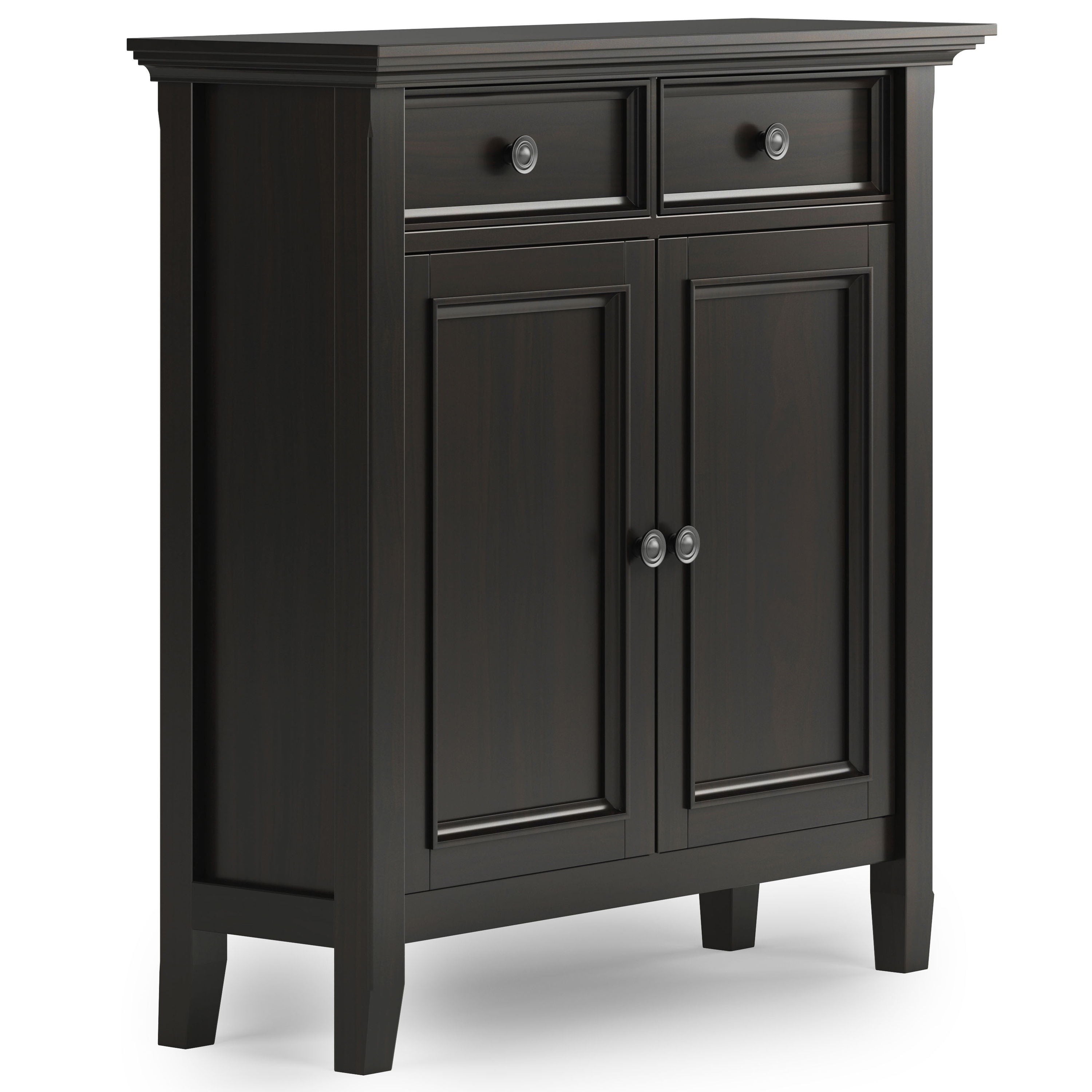 Amherst - Entryway Storage Cabinet - Hickory Brown - Best Buy Furniture