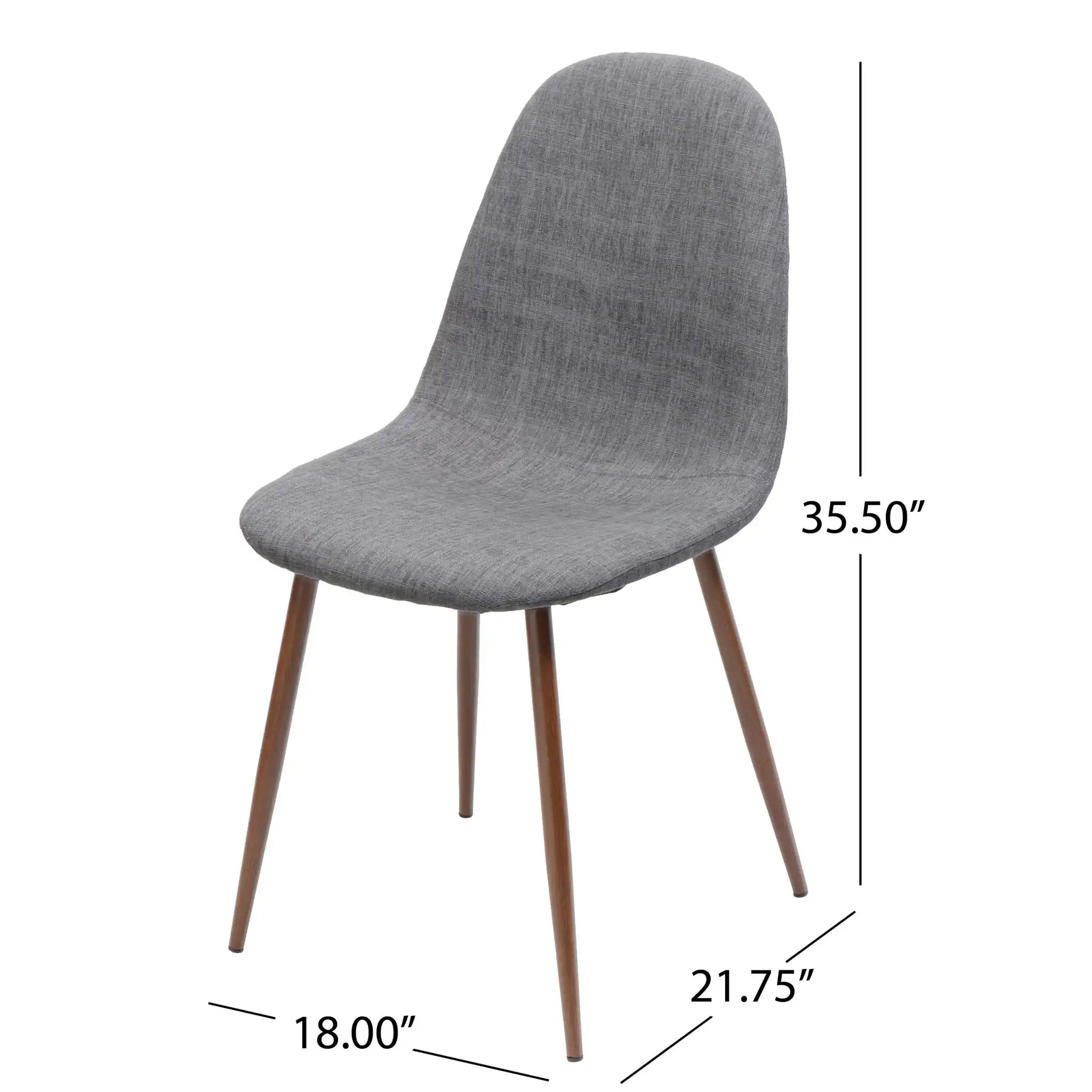 Elegant Dining Chair Set With Fabric