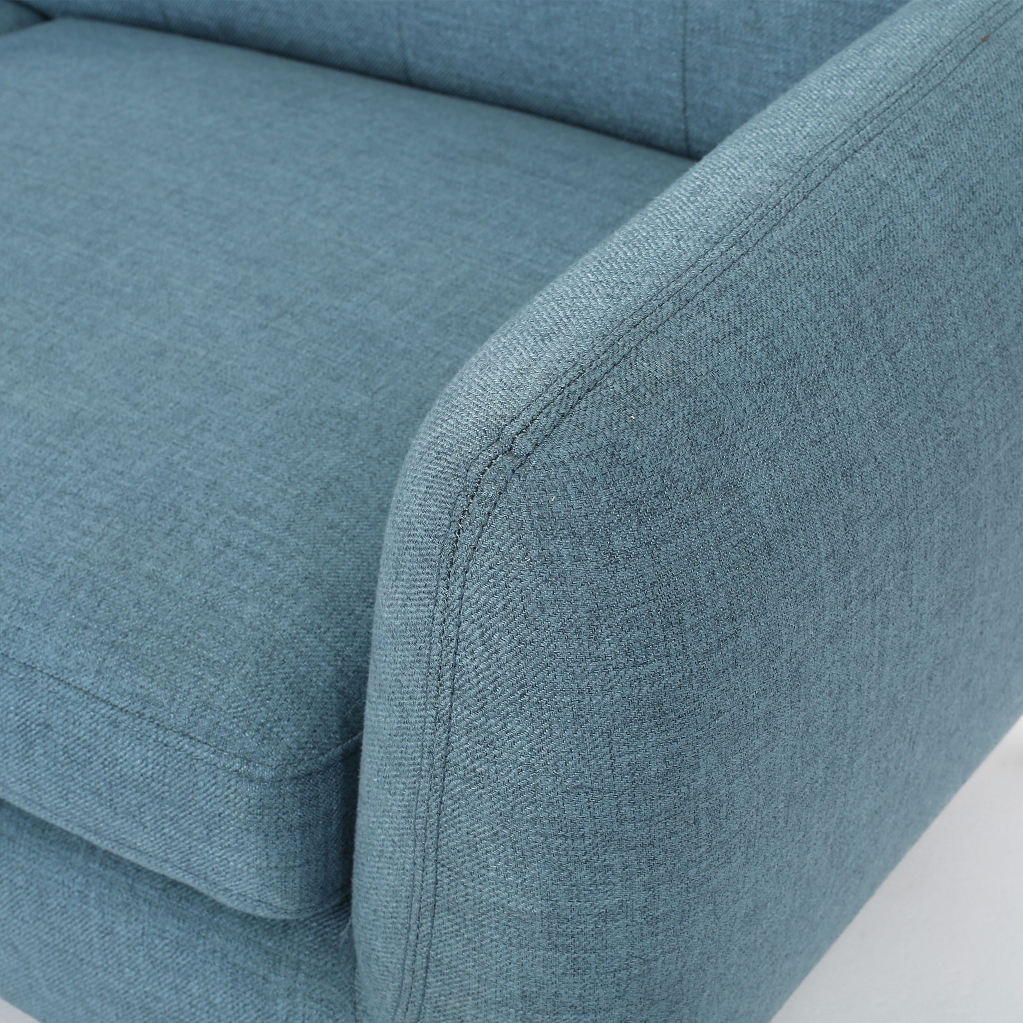 Modern Loveseat Sofa With Button Tufted Backrest