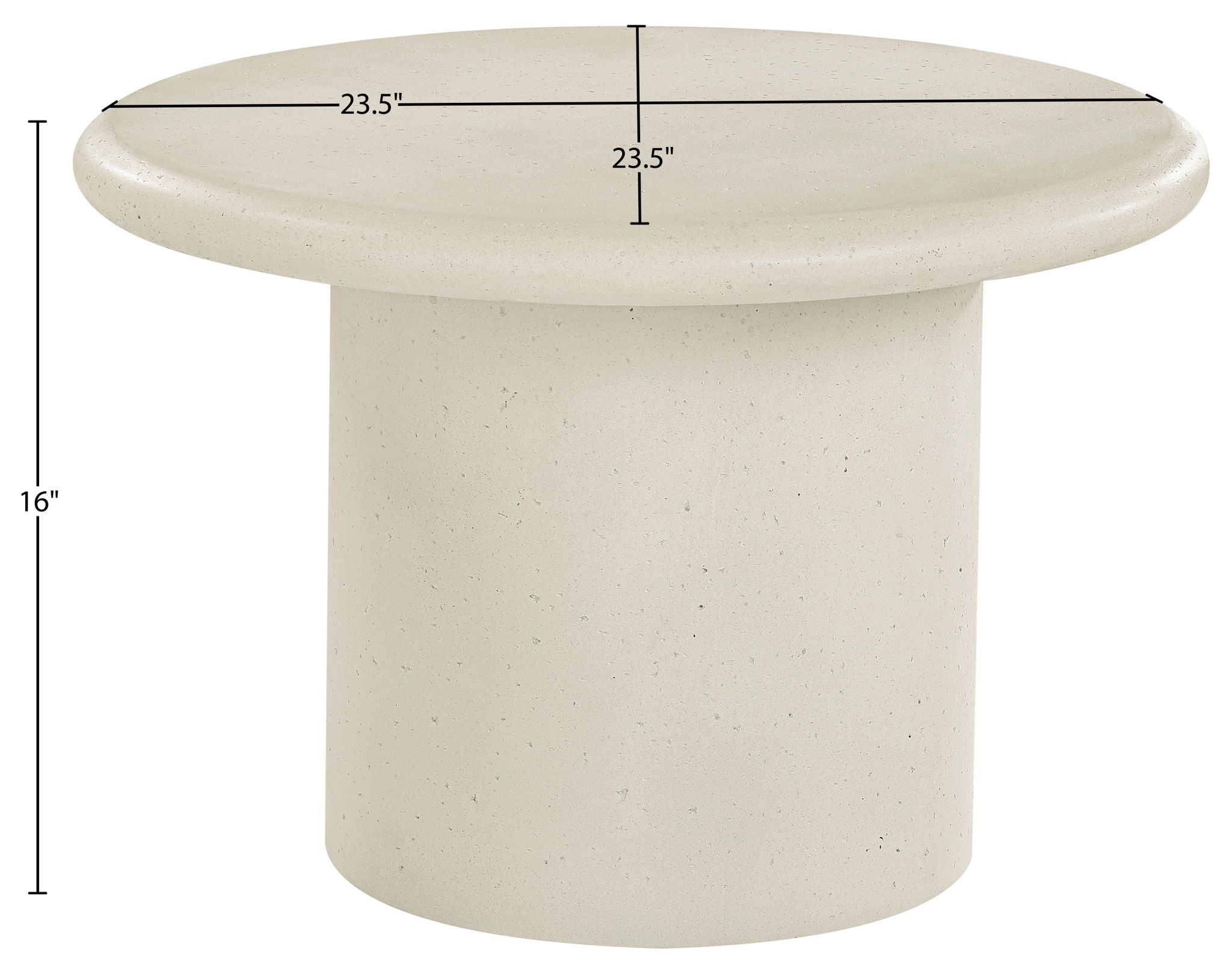 Emara - Concrete And Fiberglass Indoor / Outdoor Coffee Table