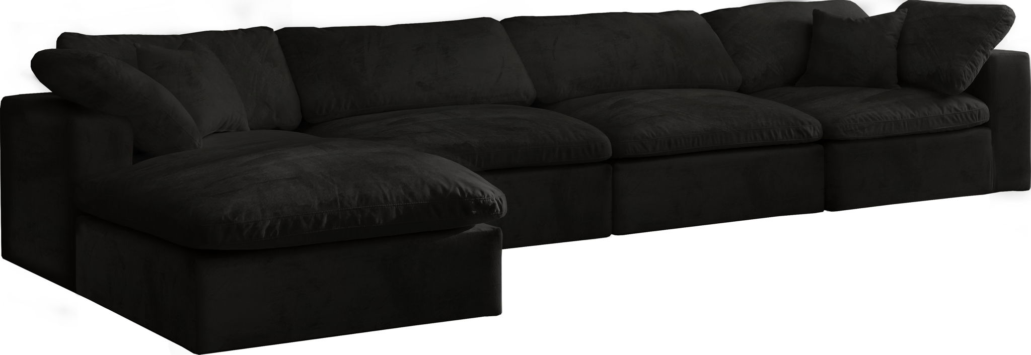 Cozy - 5 Piece Modular Sectional With Chaise