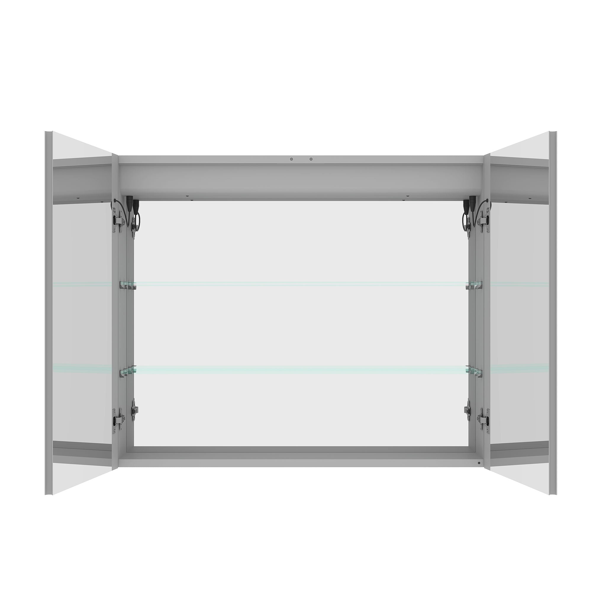 Medicine Cabinet With LED Vanity Mirror, Anti-Fog, Waterproof, Dimmable With Touch Switch
