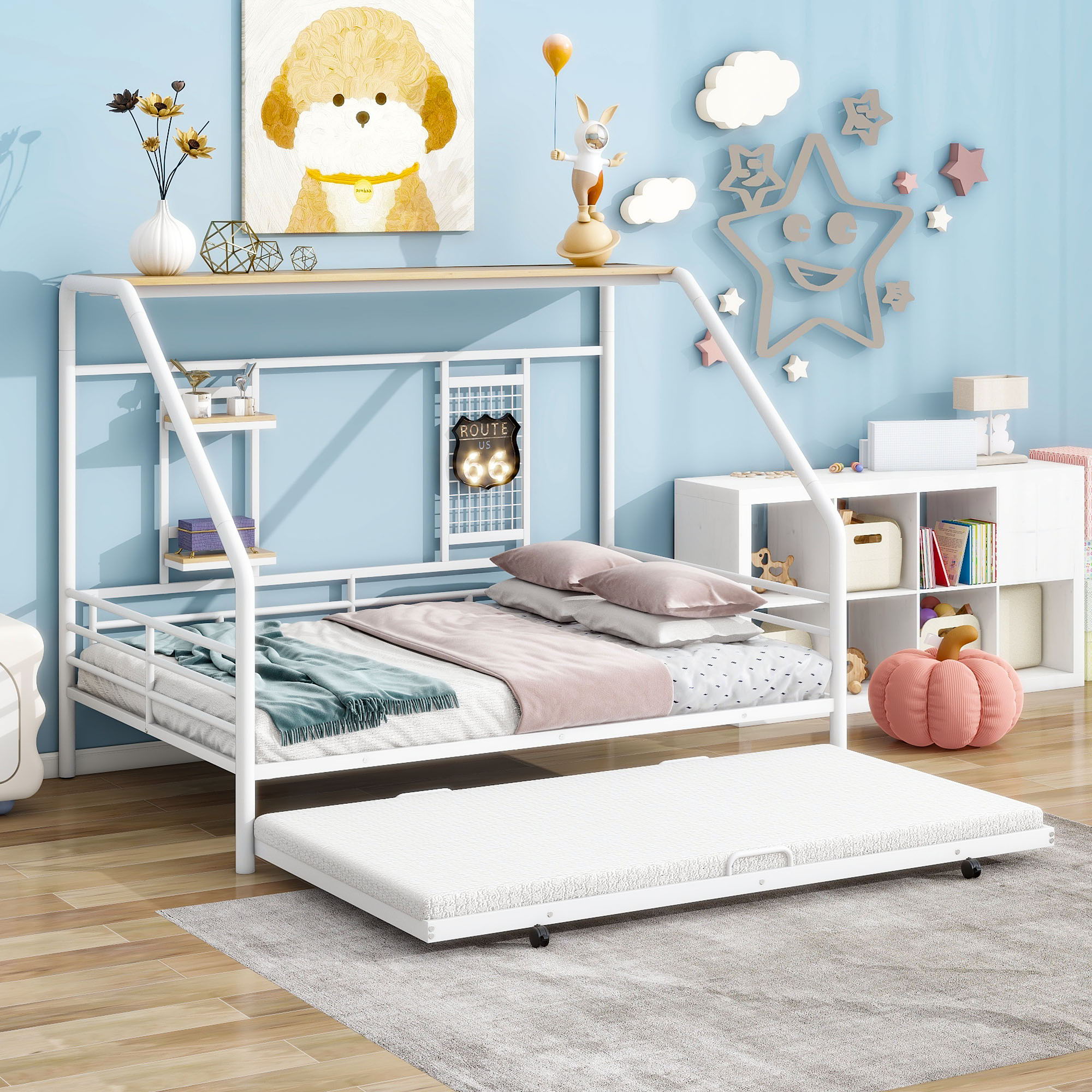 Playhouse Design Bed With Trundle