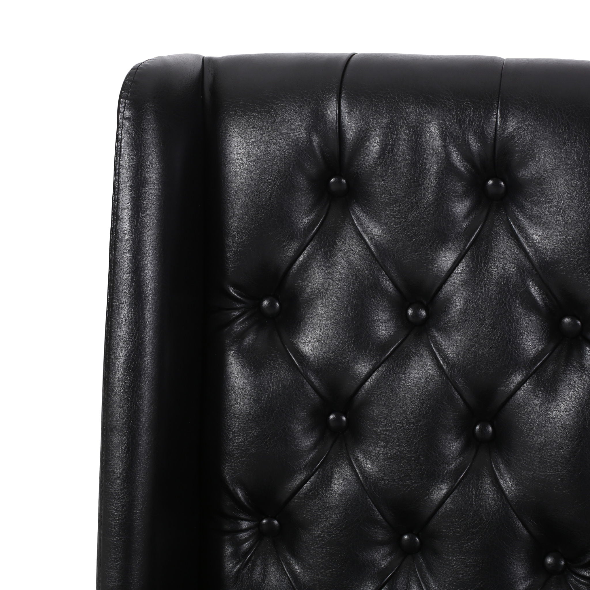 Sophisticated Tufted Dining Chair With High Back Design