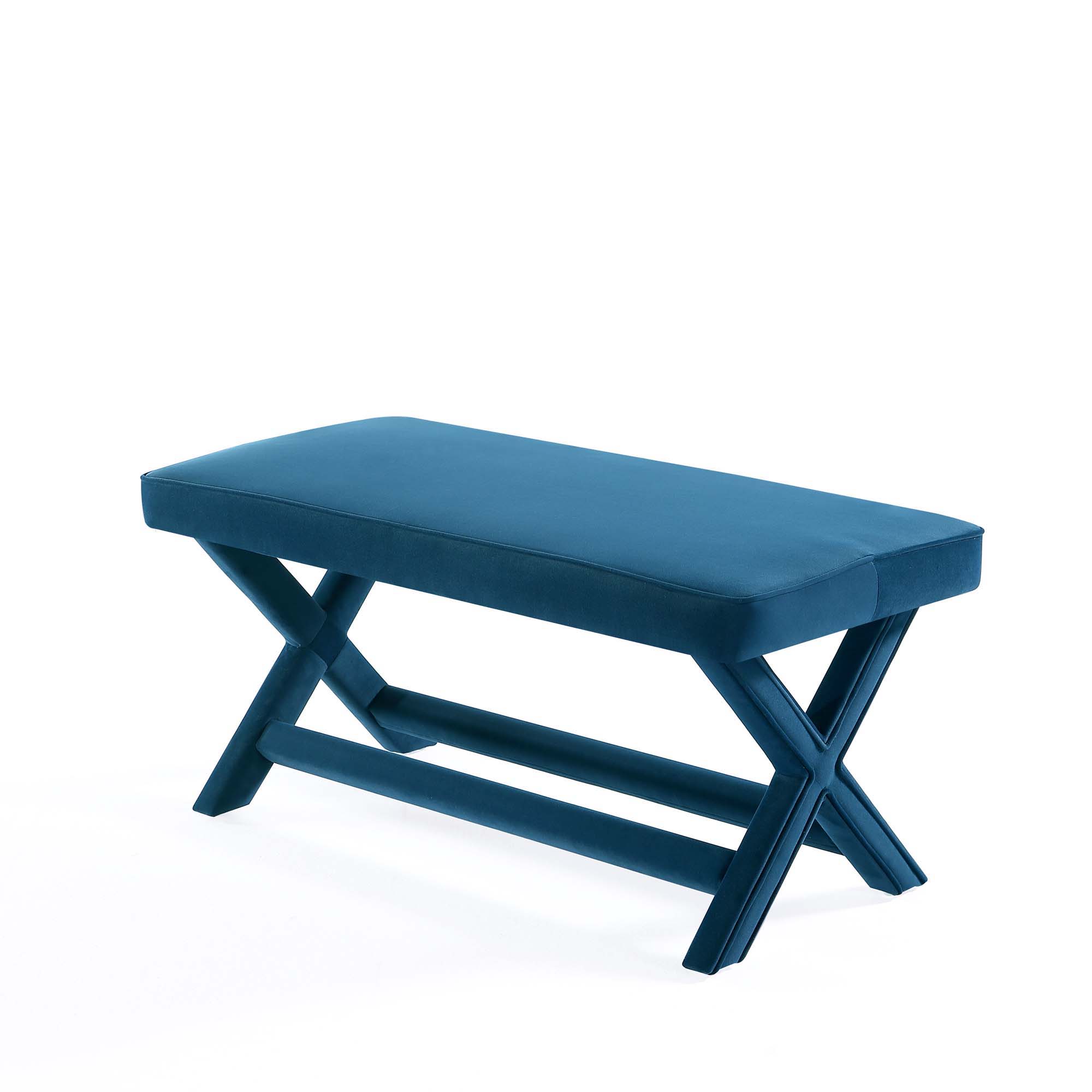 Abigail - Accent Bench With Piped Cushion