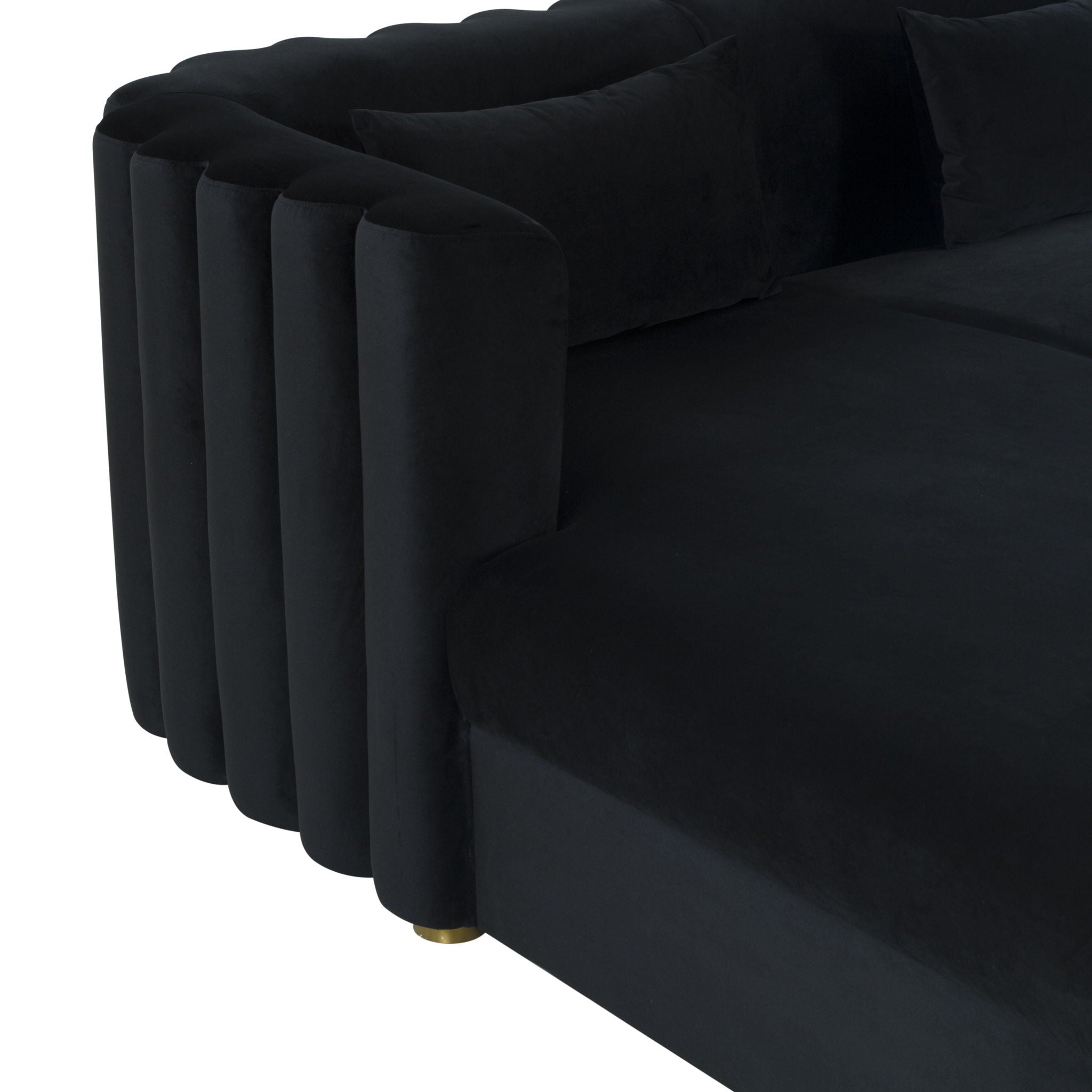 Callie - Velvet Sectional - LAF