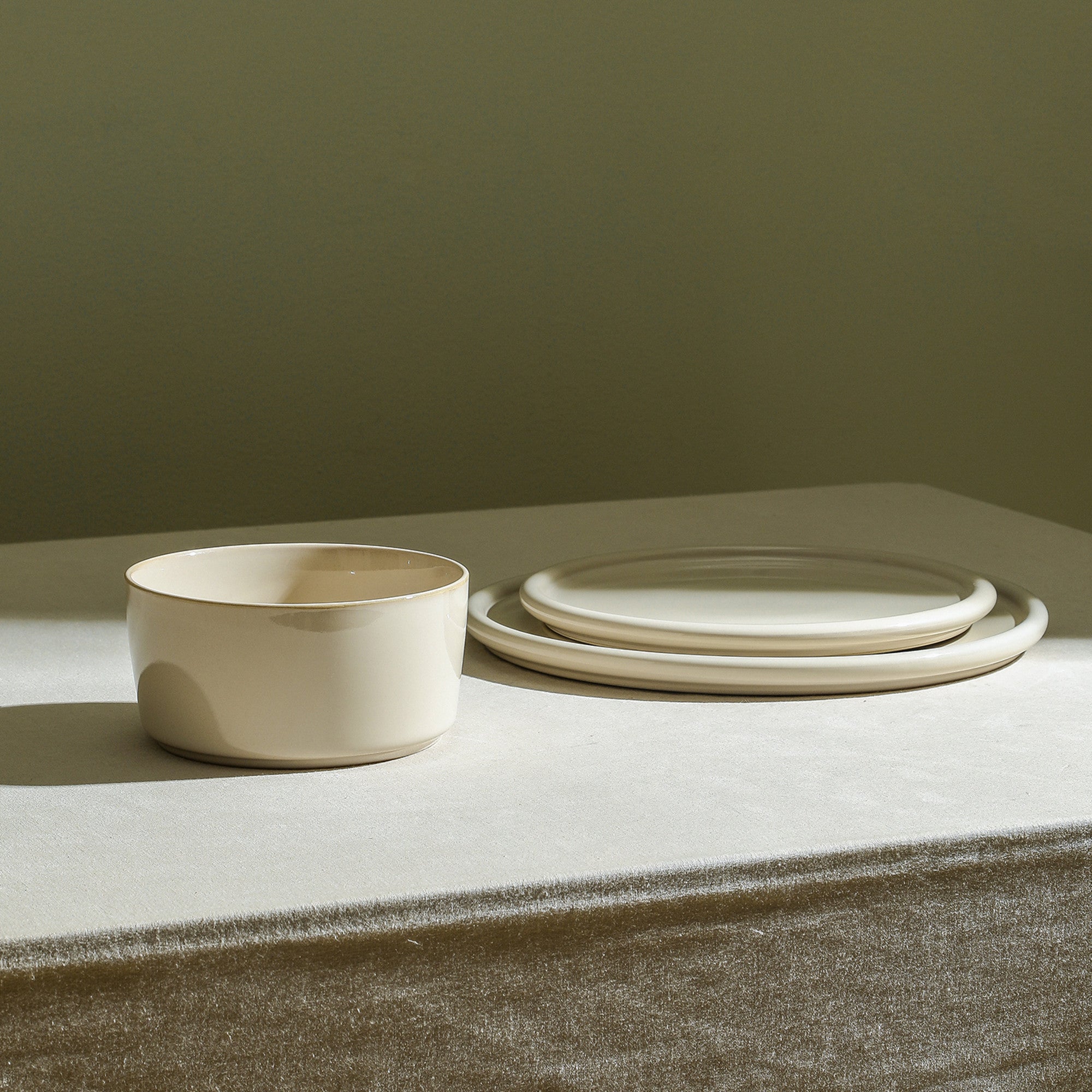 Eden Stoneware Dinnerware Set - Beige