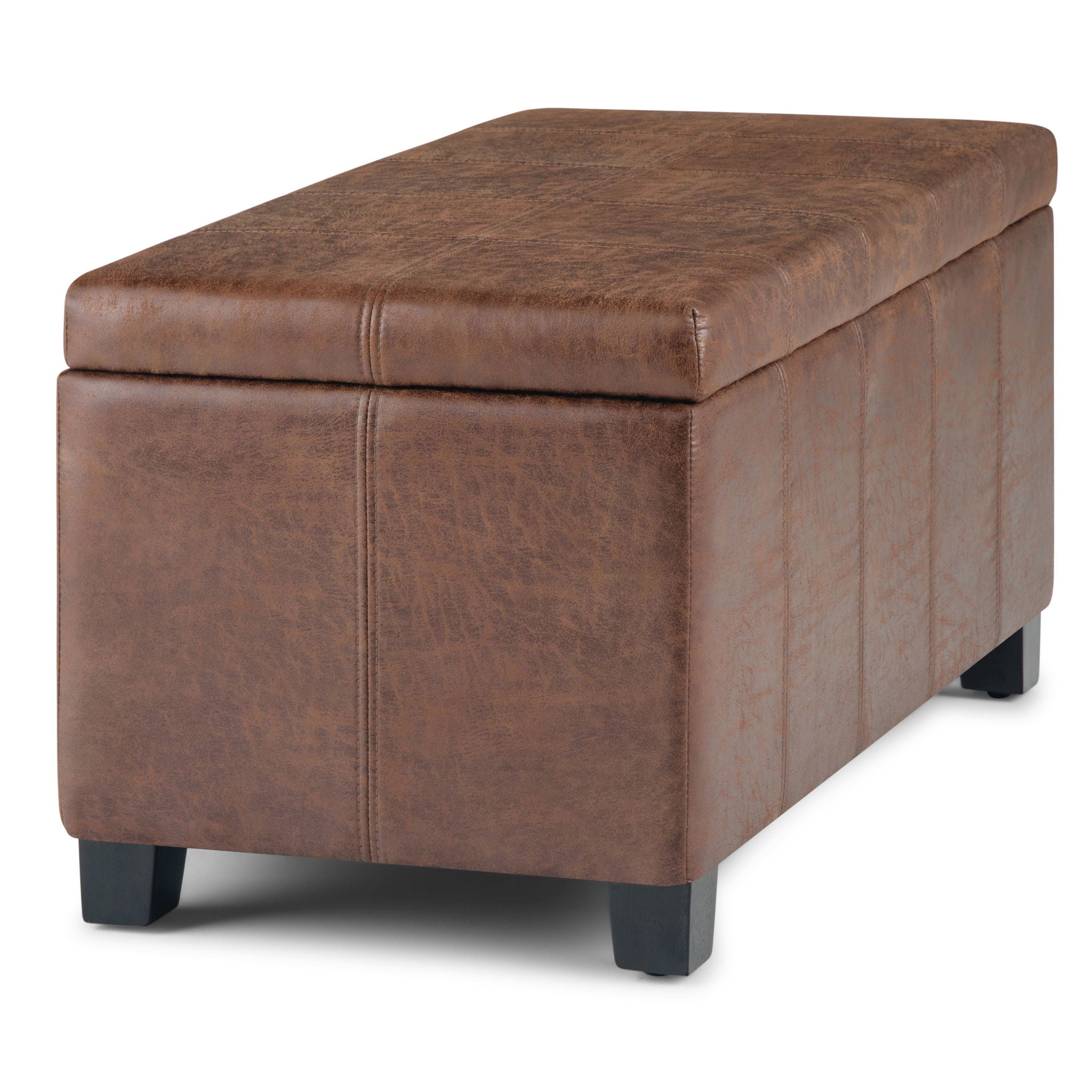 Dover - Upholstered Storage Ottoman Bench - Best Buy Furniture