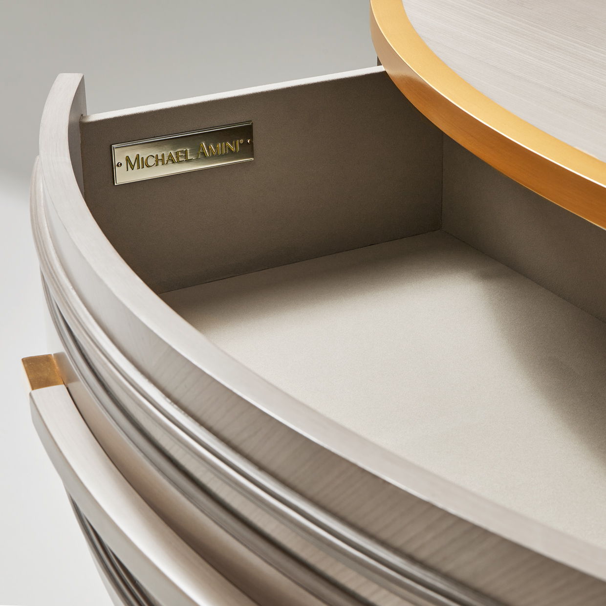 St. Charles - 5-Drawer Highboy Chest - Dove Gray - Best Buy Furniture