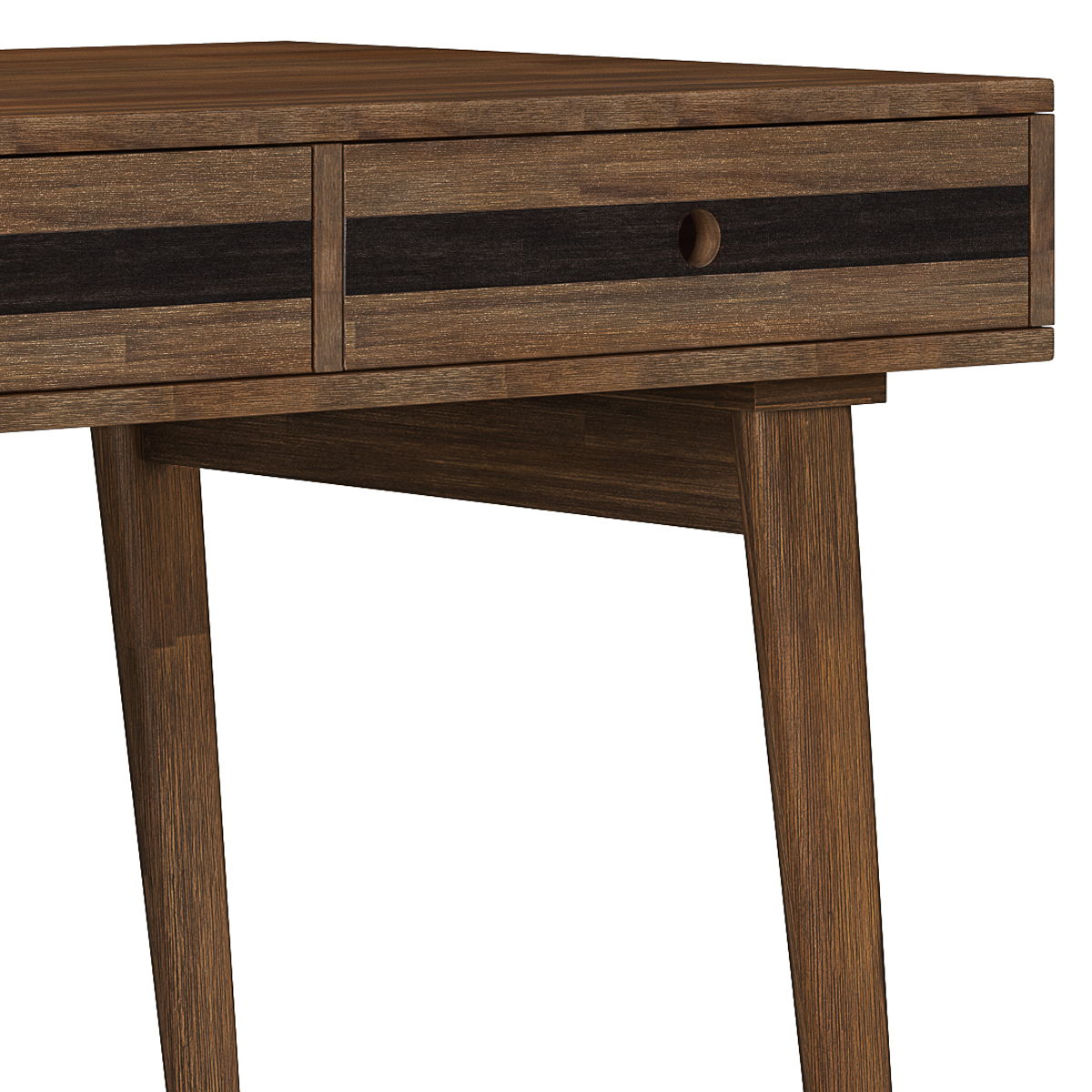 Clarkson - Desk - Rustic Natural Aged Brown - Best Buy Furniture