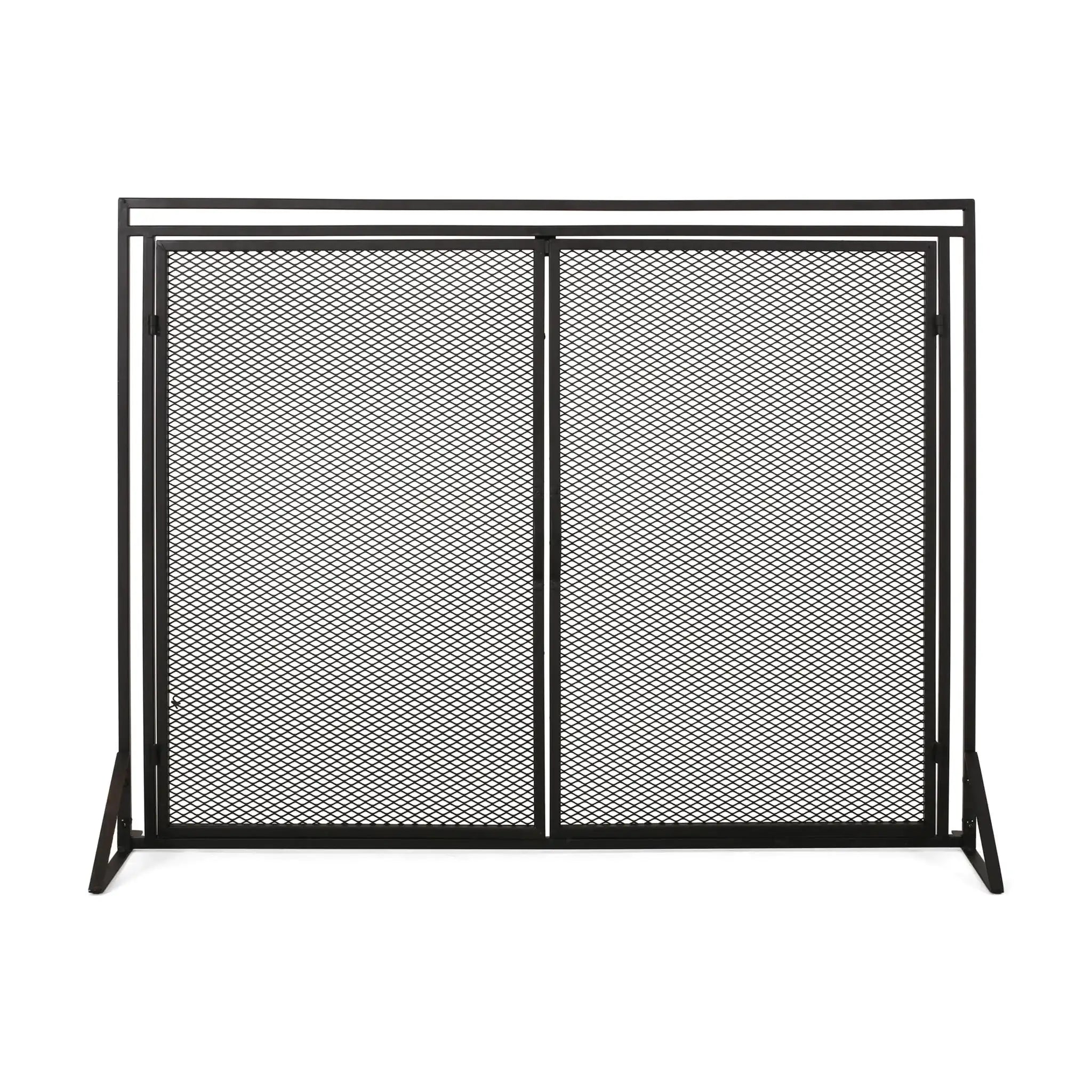 Samantha - Iron Fireplace Screen 2 Door Design