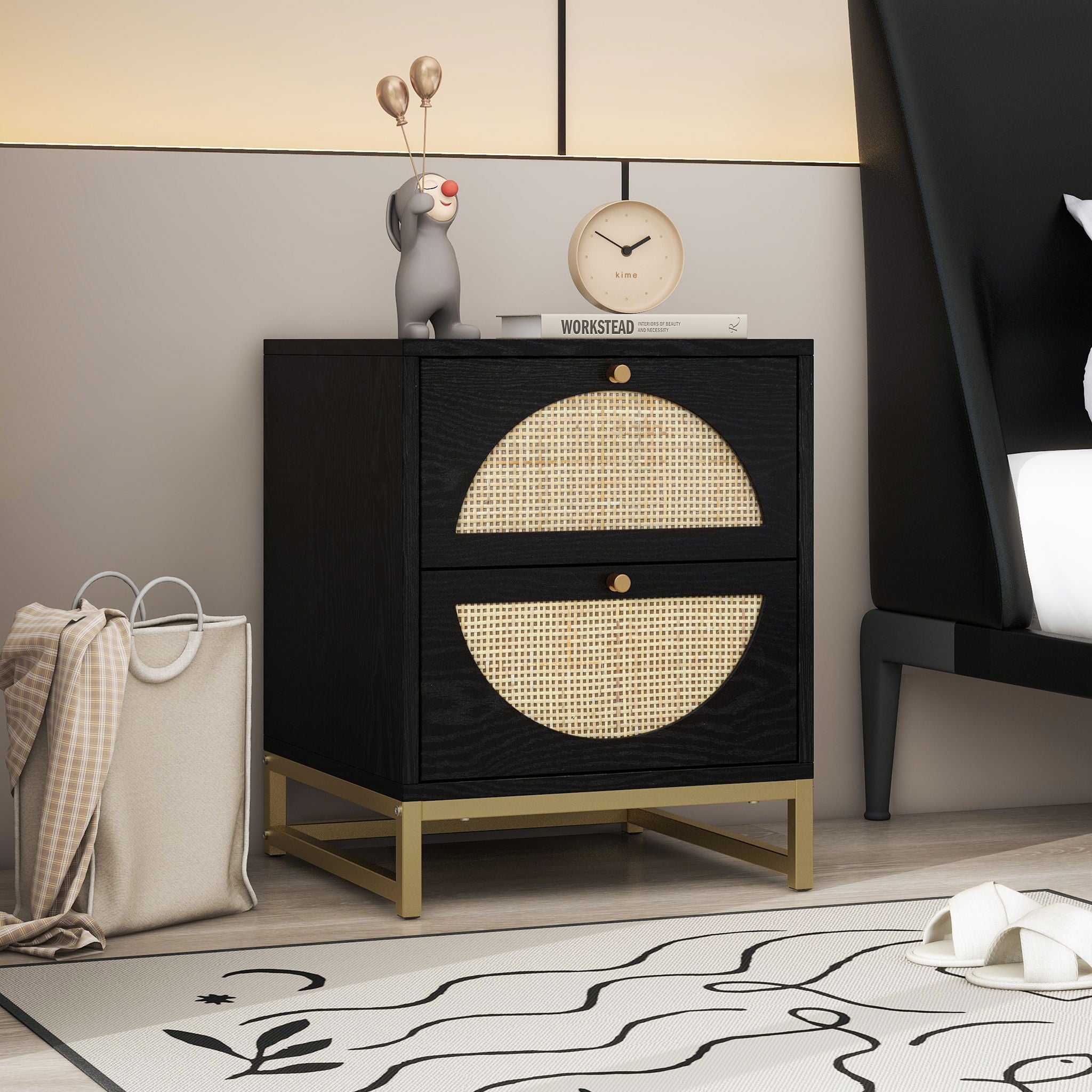 Allen - 2 Drawer Nightstand (Set of 2)