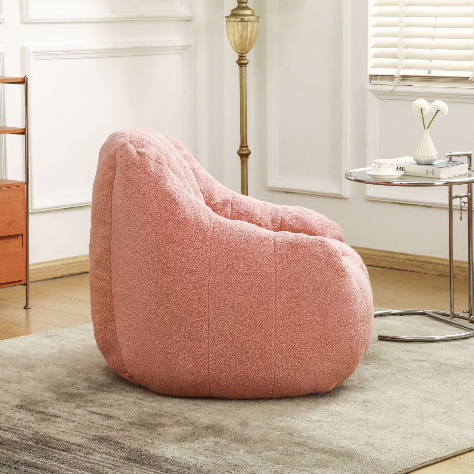 Comfy Bean Bag Chair With Memory Foam Filler, Tufted Soft - Best Buy Furniture