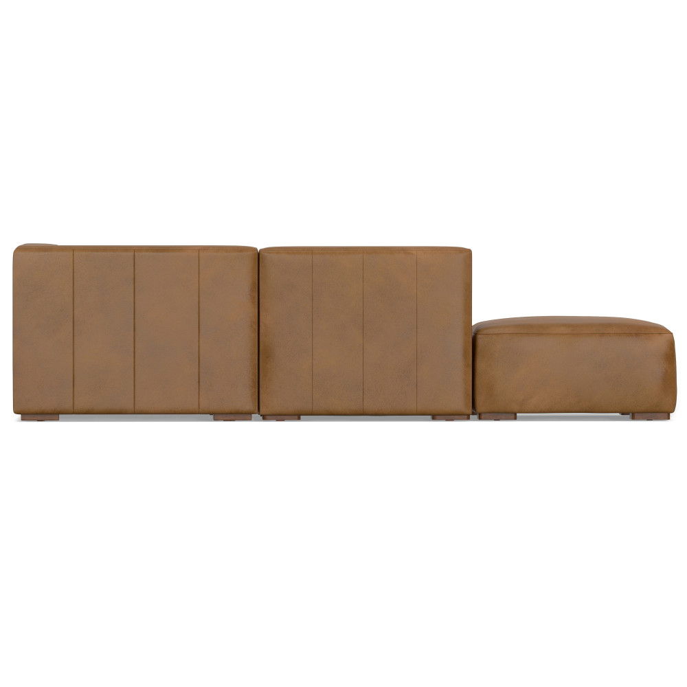 Rex - Handcrafted Sectional Sofa And Ottoman - Best Buy Furniture