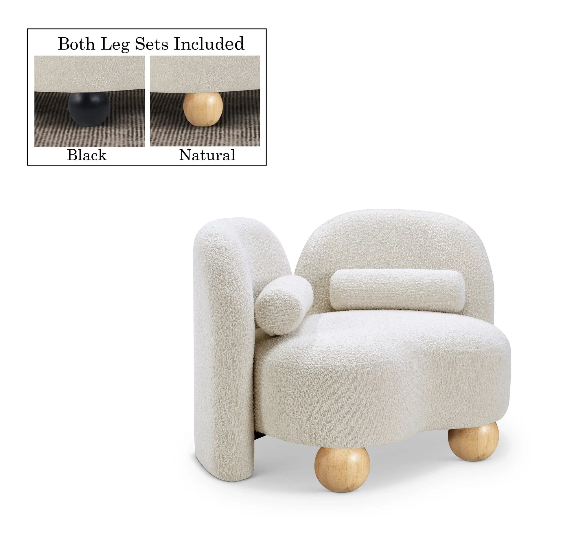 Daphne - Boucle Chair - Best Buy Furniture
