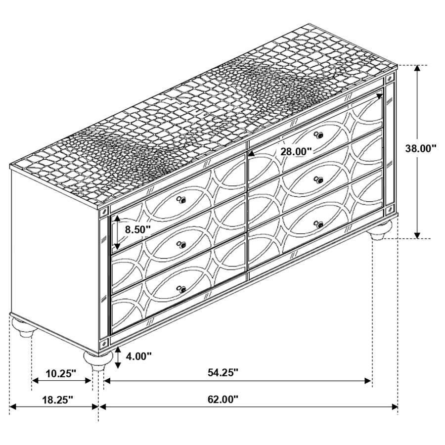 Gunnison - 6-Drawer Dresser