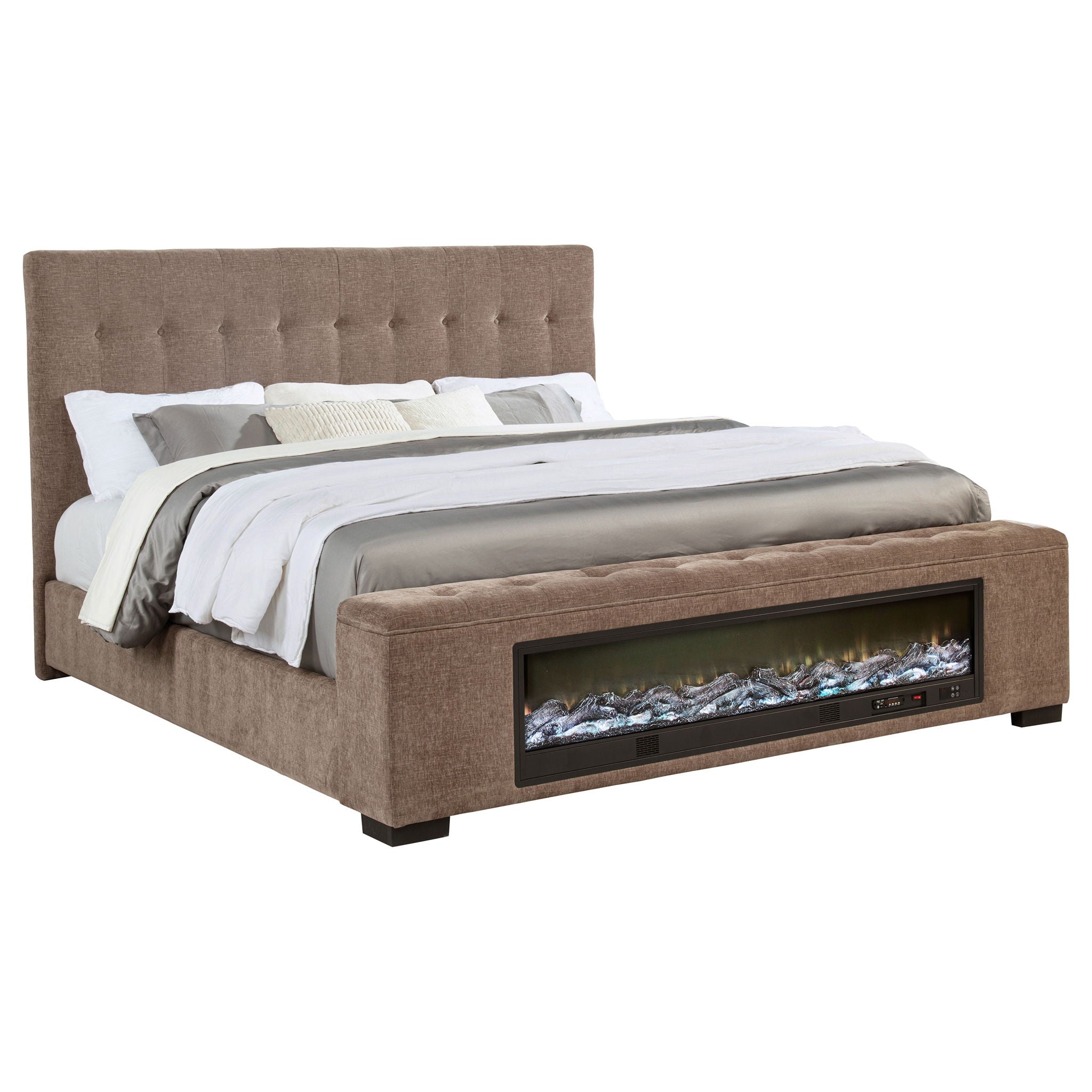 Crombie - Bed With Visual Flame Feature