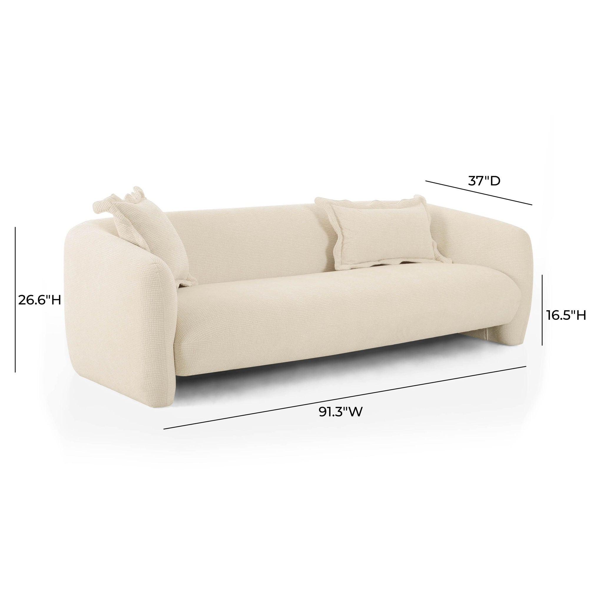 Lou - Fabric Sofa