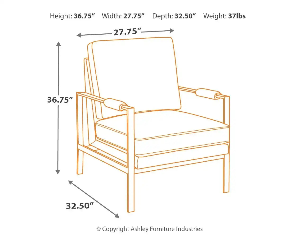 Peacemaker - Brown - Accent Chair