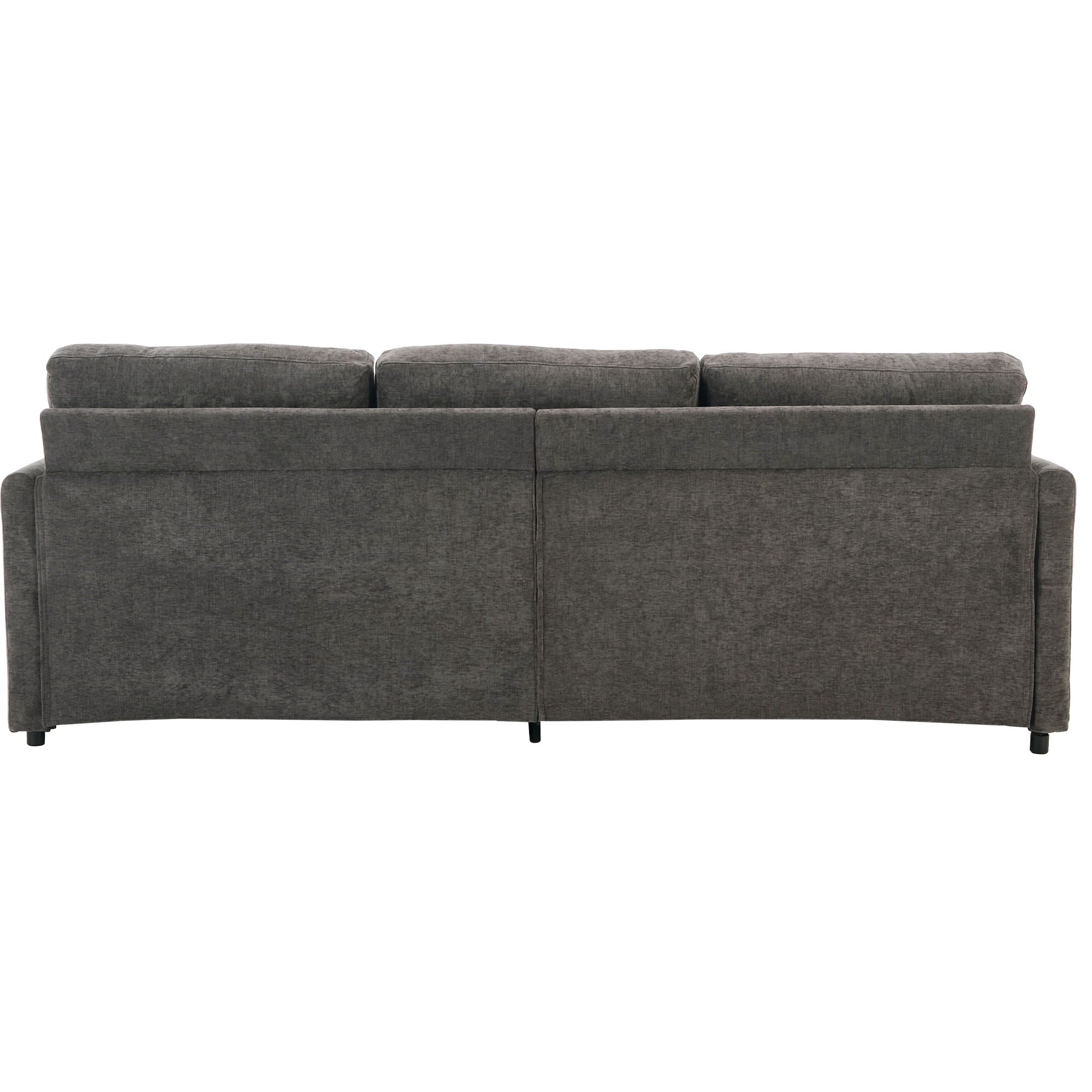 Cozy Upholstered 3 Seater Sofa With Double Cushion