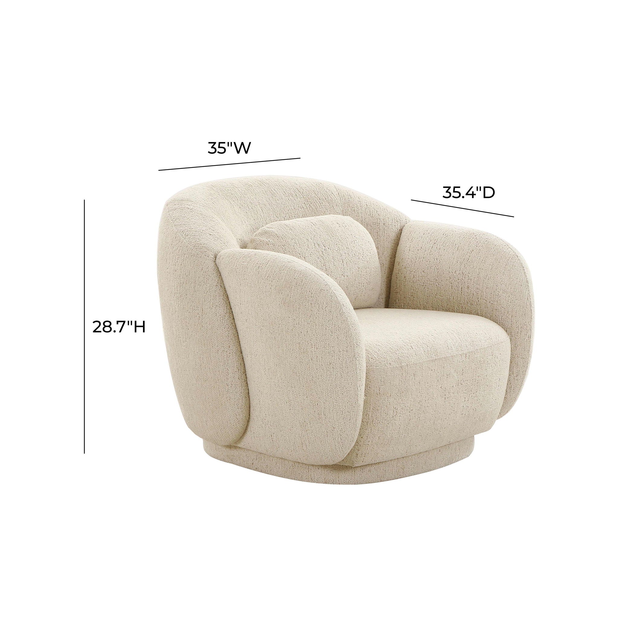 Misty - Boucle Accent Chair