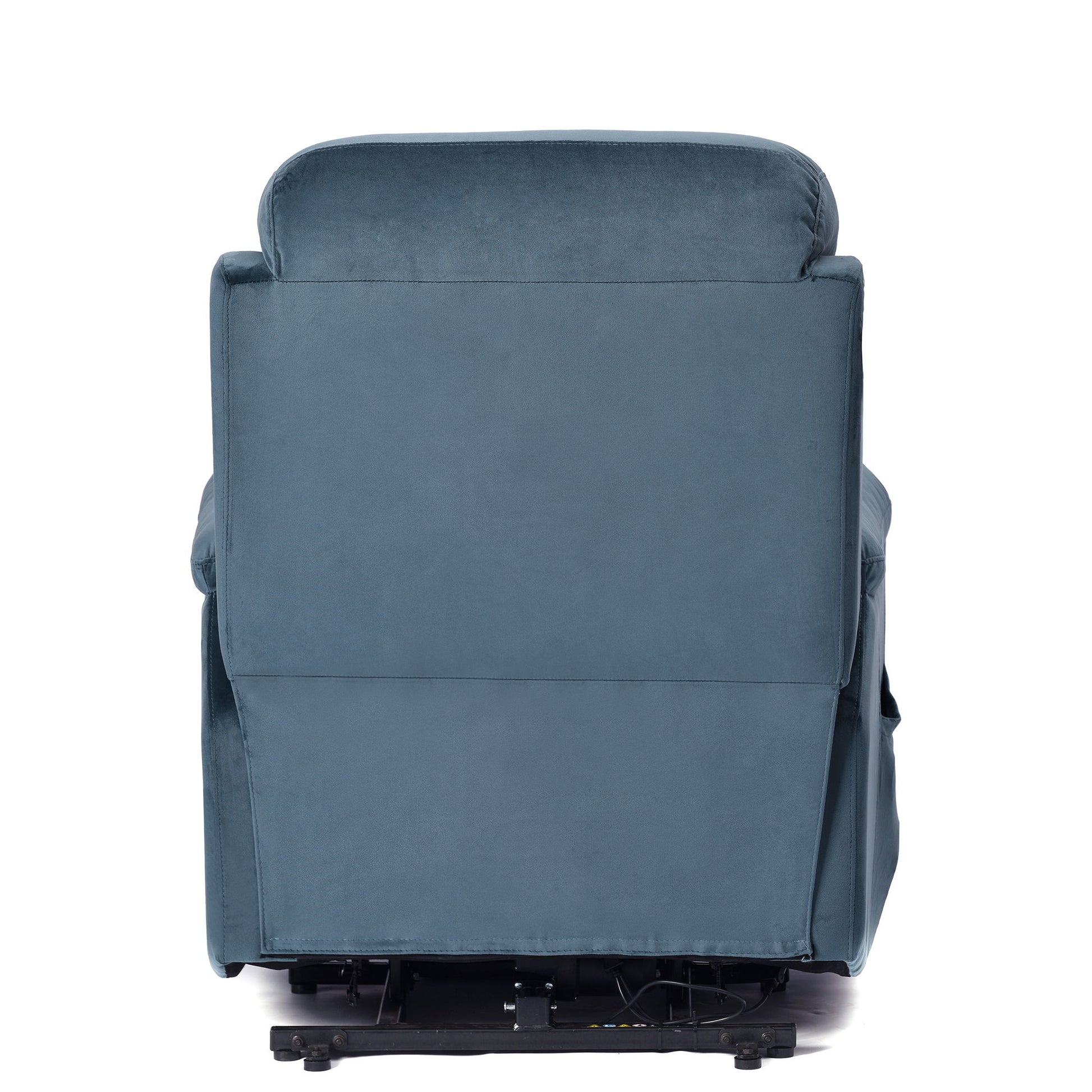 Power Lift Chair Recliner With Remote Control, Electric Reclining Sofa, Fabric Power Recliner For Living Room - Navy Blue - Best Buy Furniture