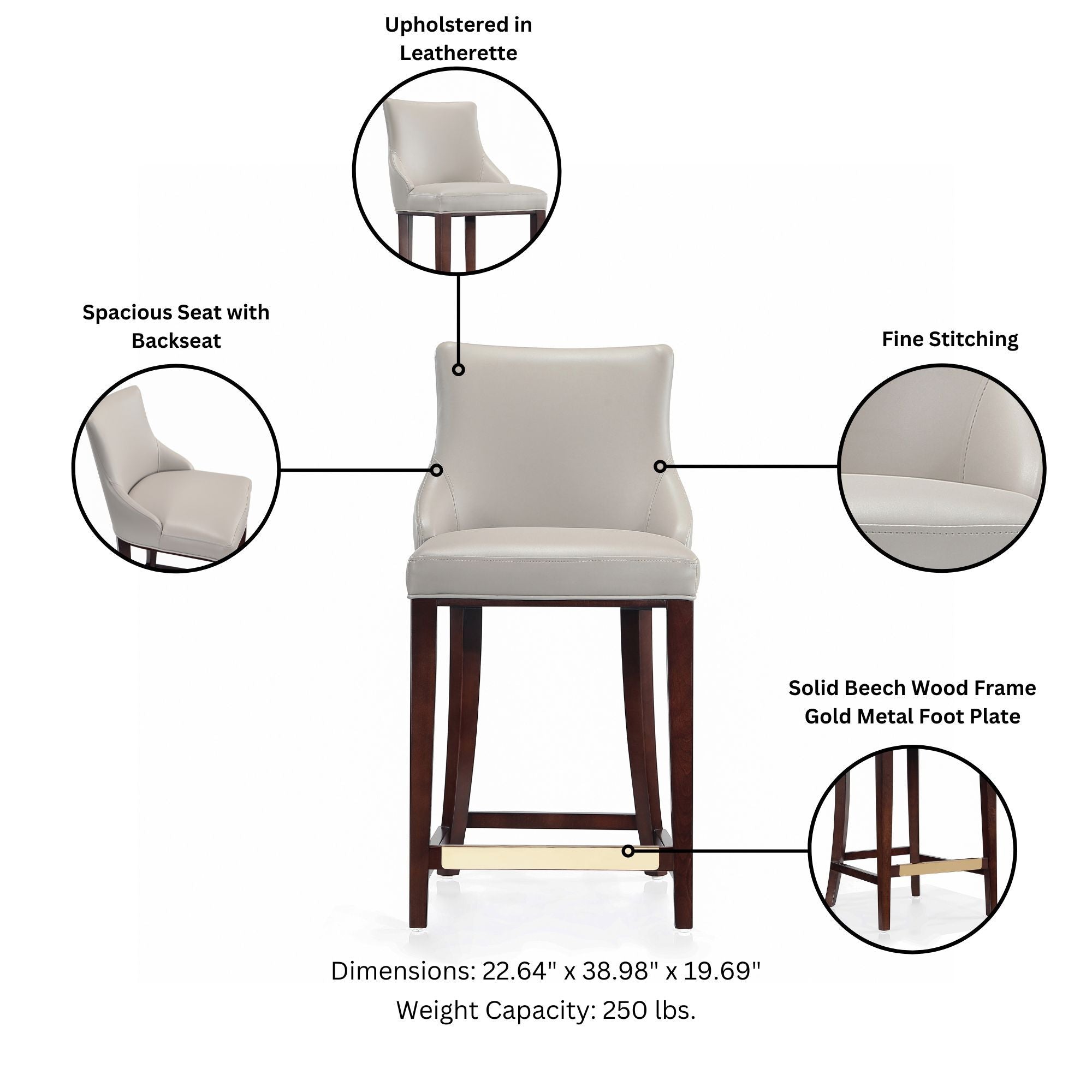 Shubert - Counter Stool
