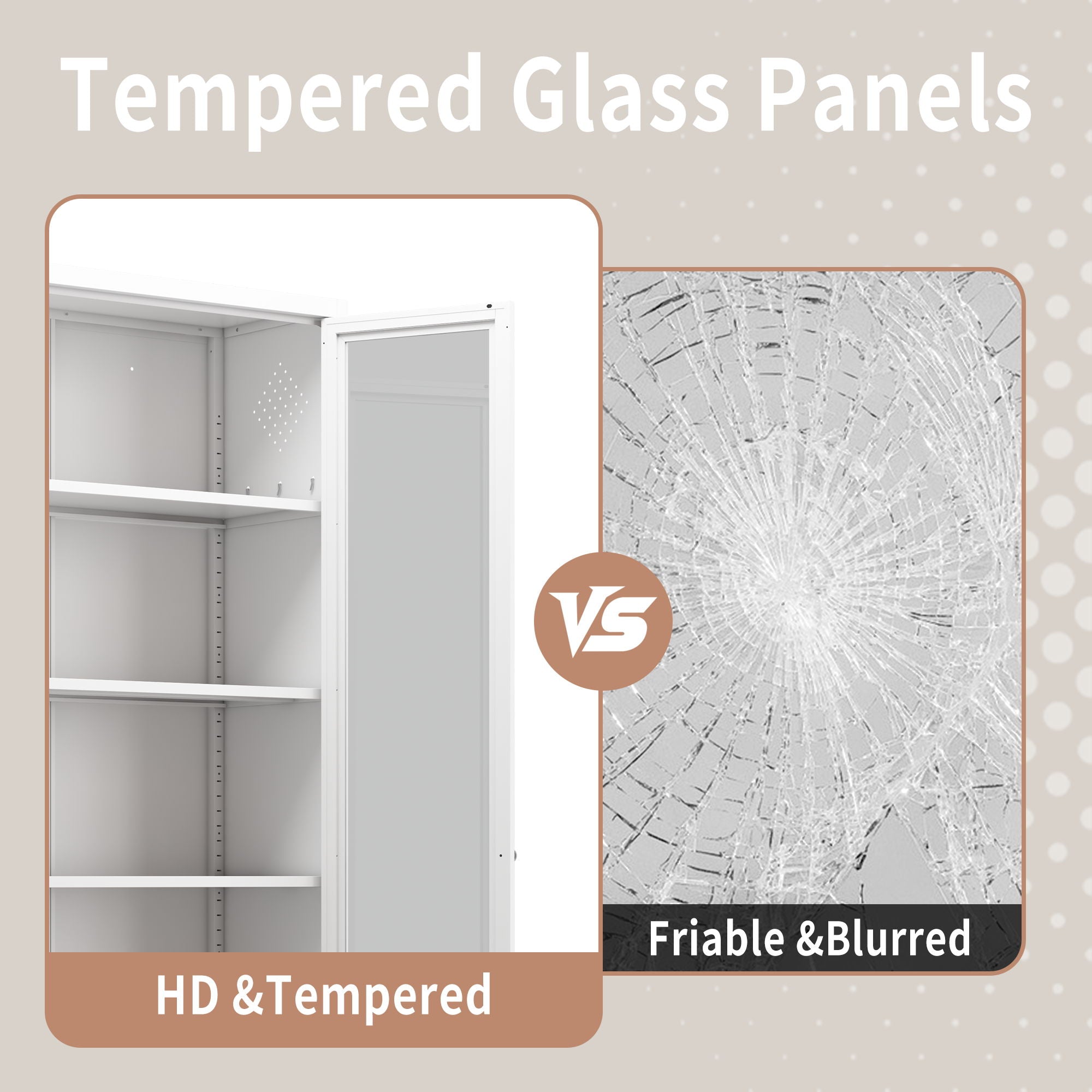 Kitchen Pantry Cabinet With 5 Adjustable Shelves, Freestanding Storage For Kitchen - White