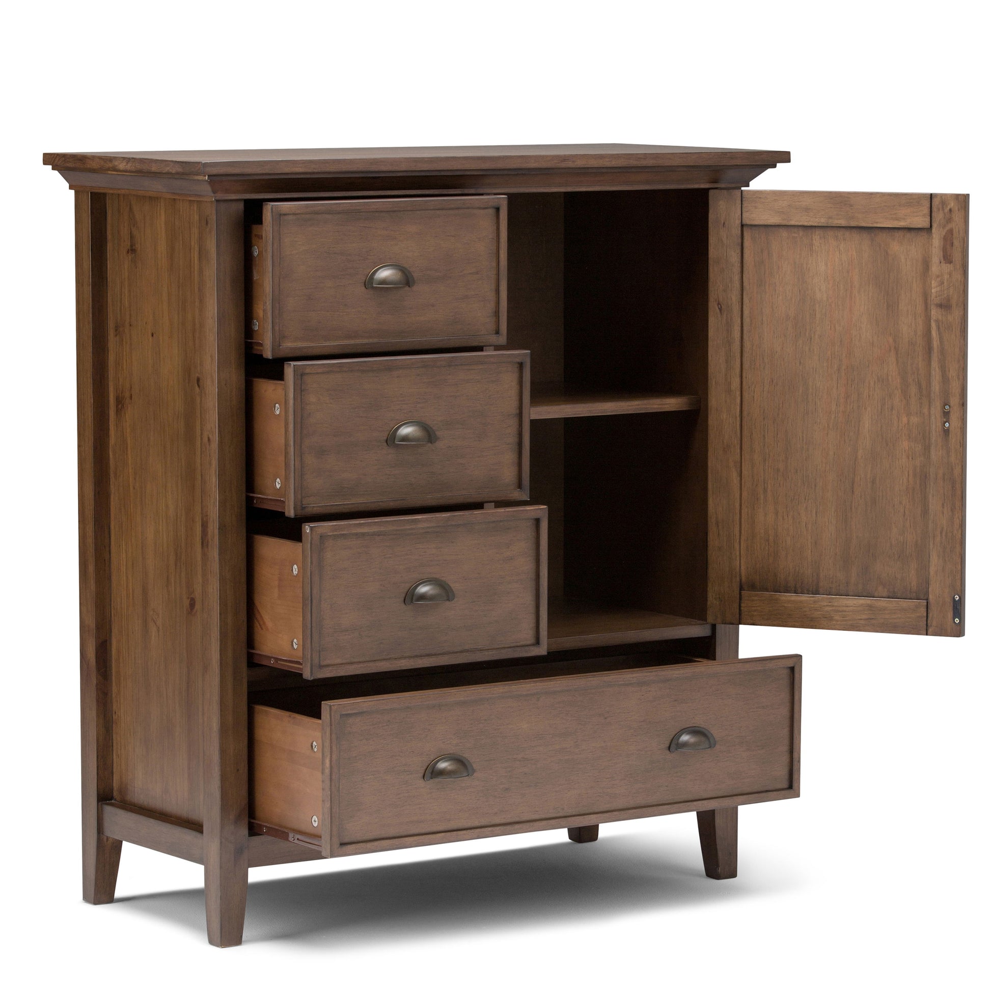 Redmond - Handcrafted Medium Storage Cabinet - Best Buy Furniture